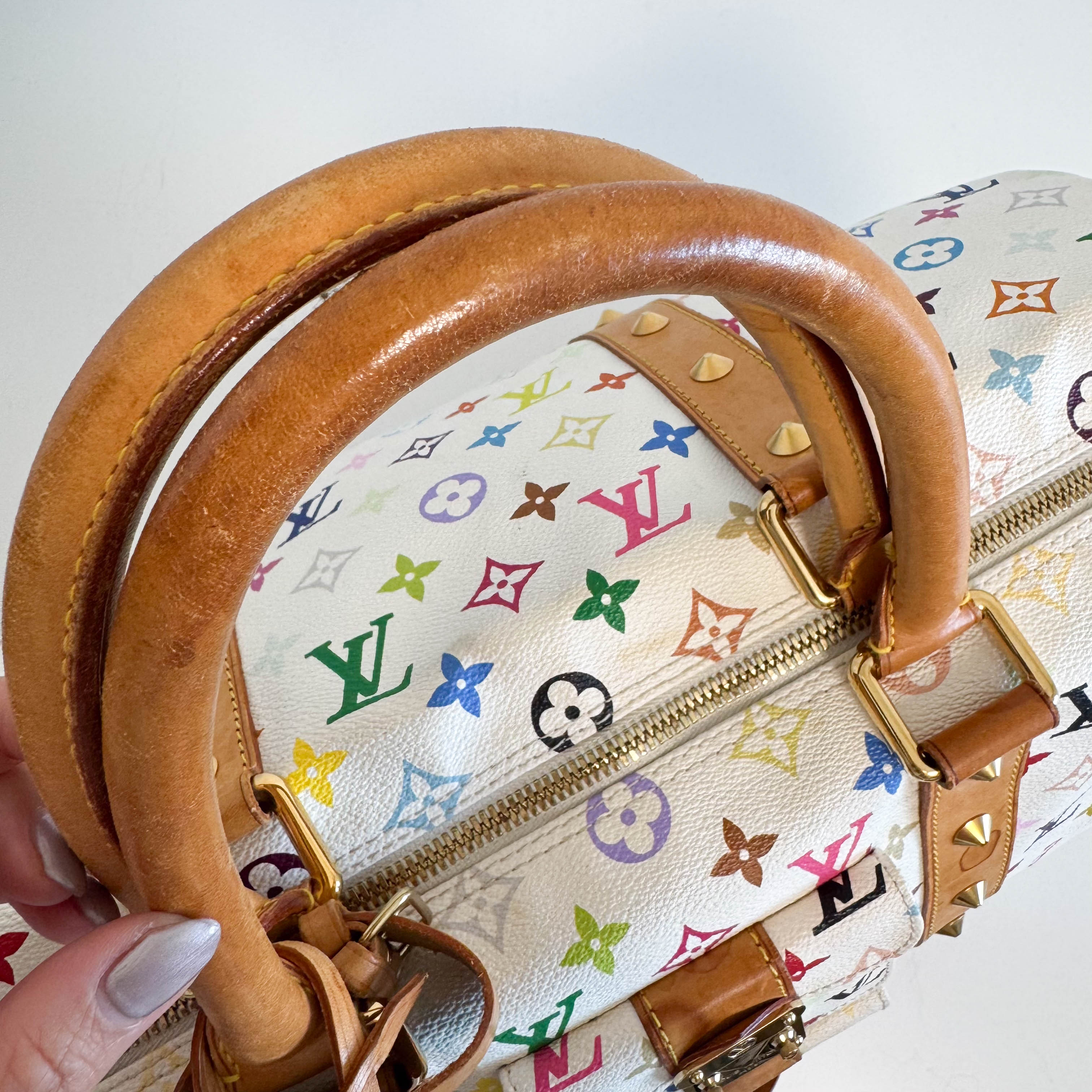 Louis Vuitton x Takashi Murakami Monogram Multicolour Keepall 45