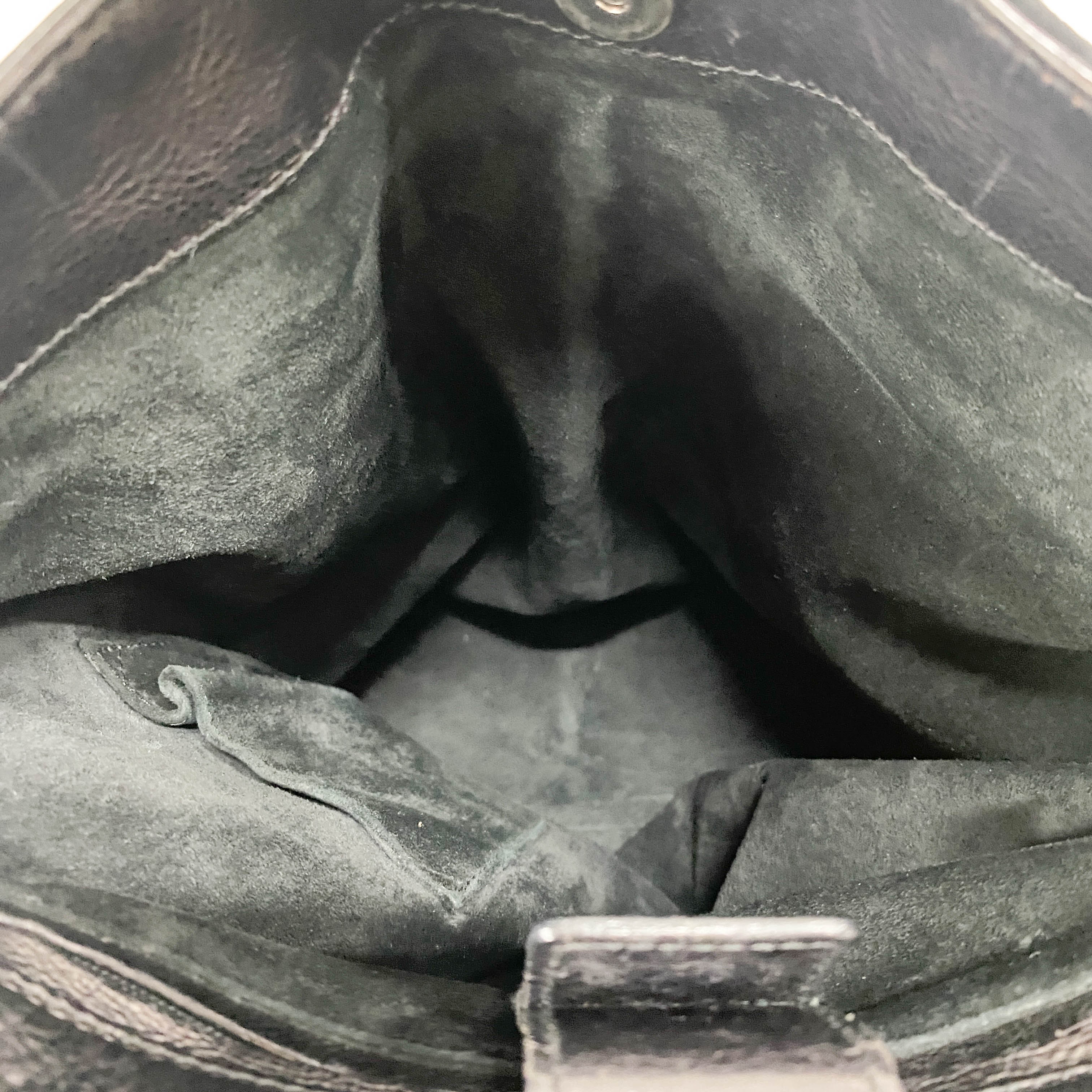 Mombasa Black Suede Shoulder Bag