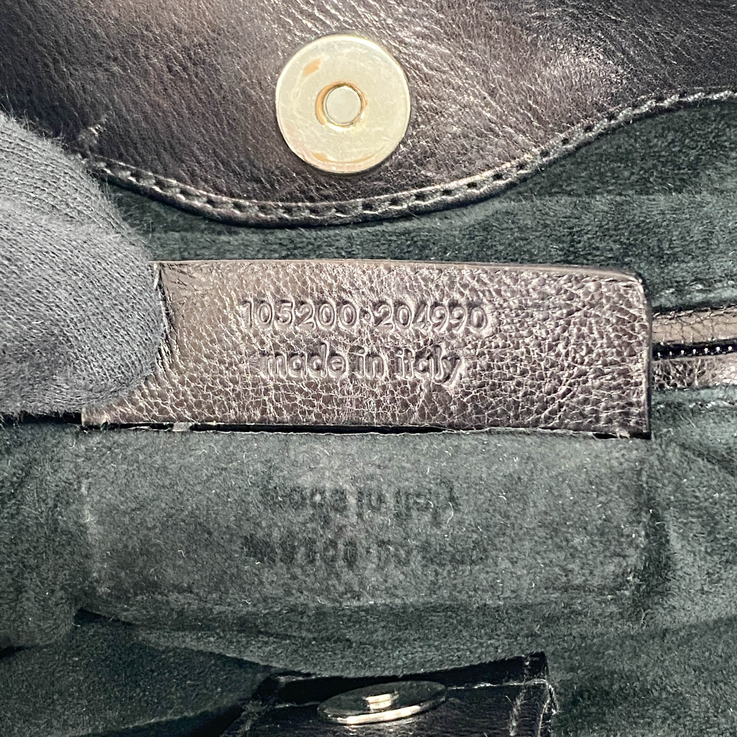 Mombasa Black Suede Shoulder Bag