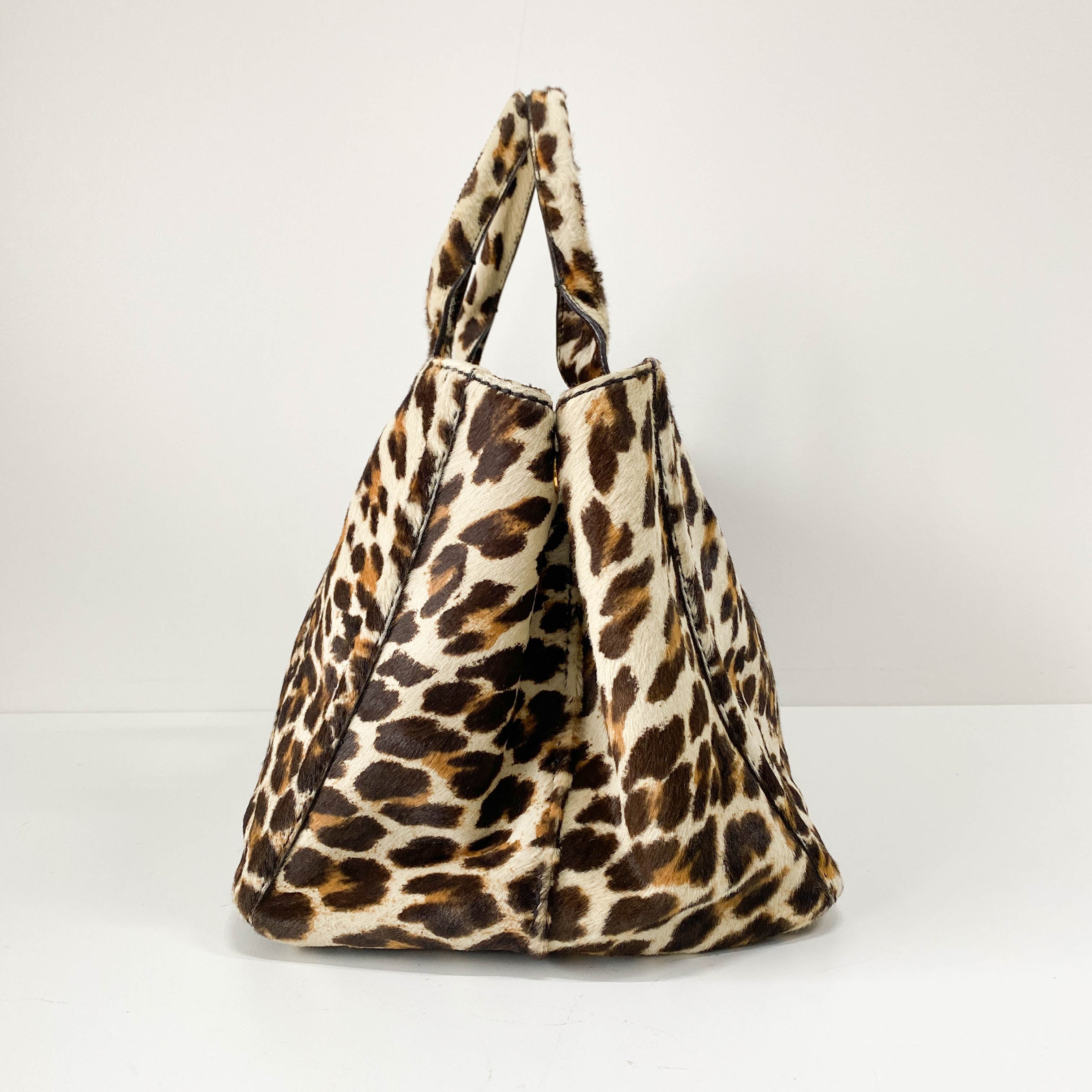 Canapa Leopard Pony Hair Tote Bag