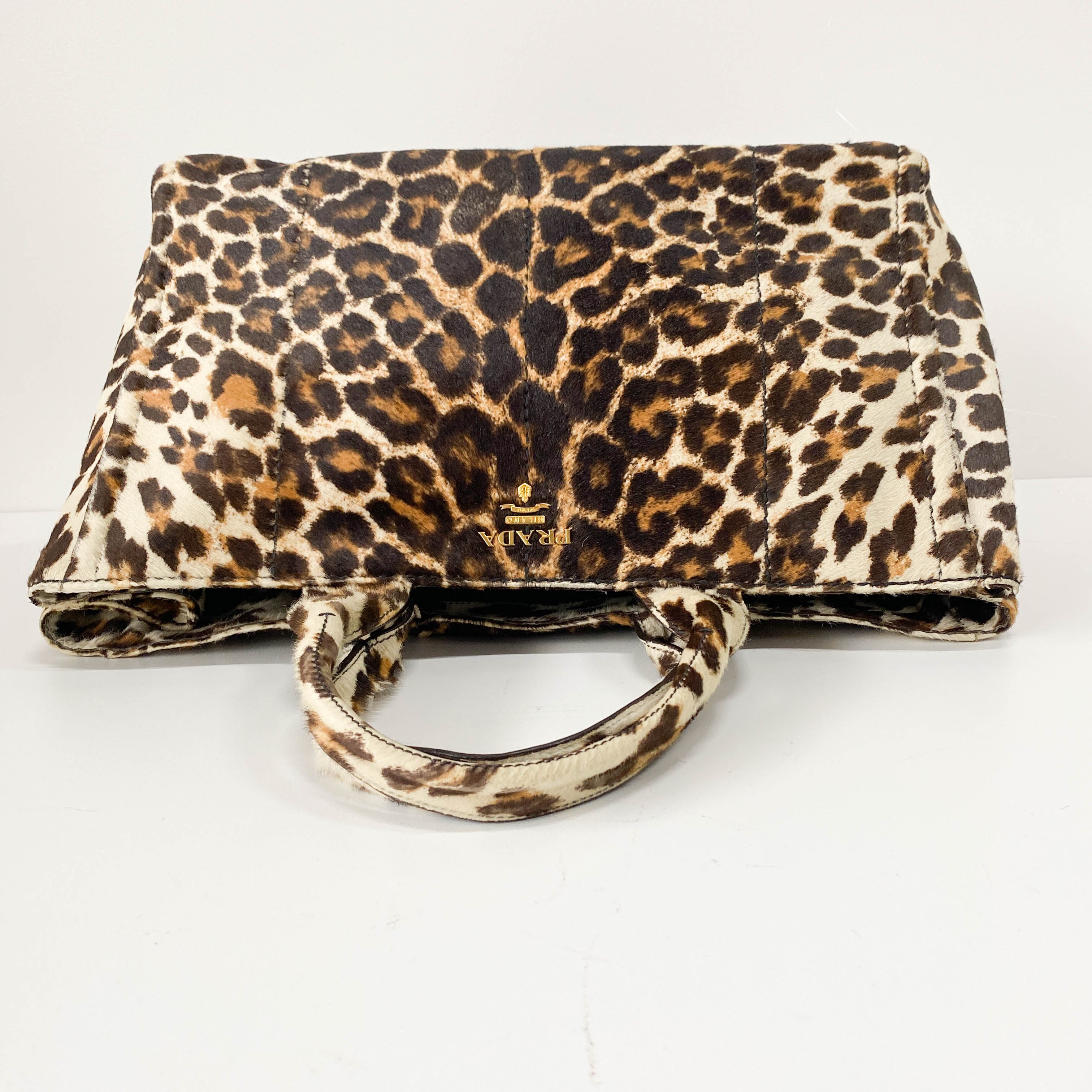 Canapa Leopard Pony Hair Tote Bag