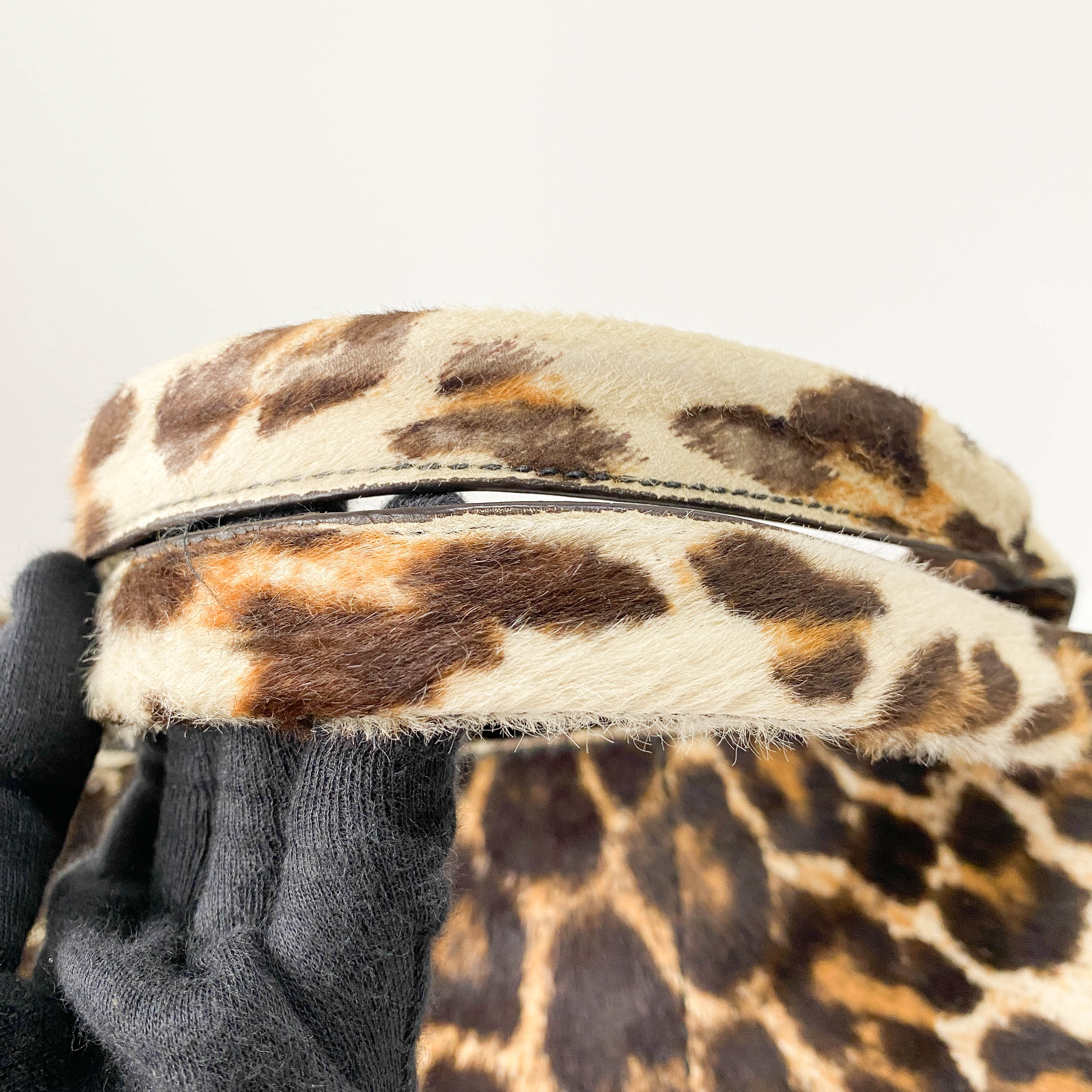 Canapa Leopard Pony Hair Tote Bag