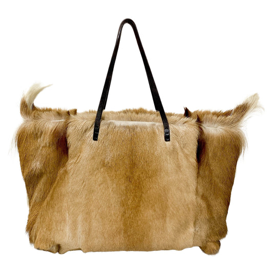 Brown Fur Tote