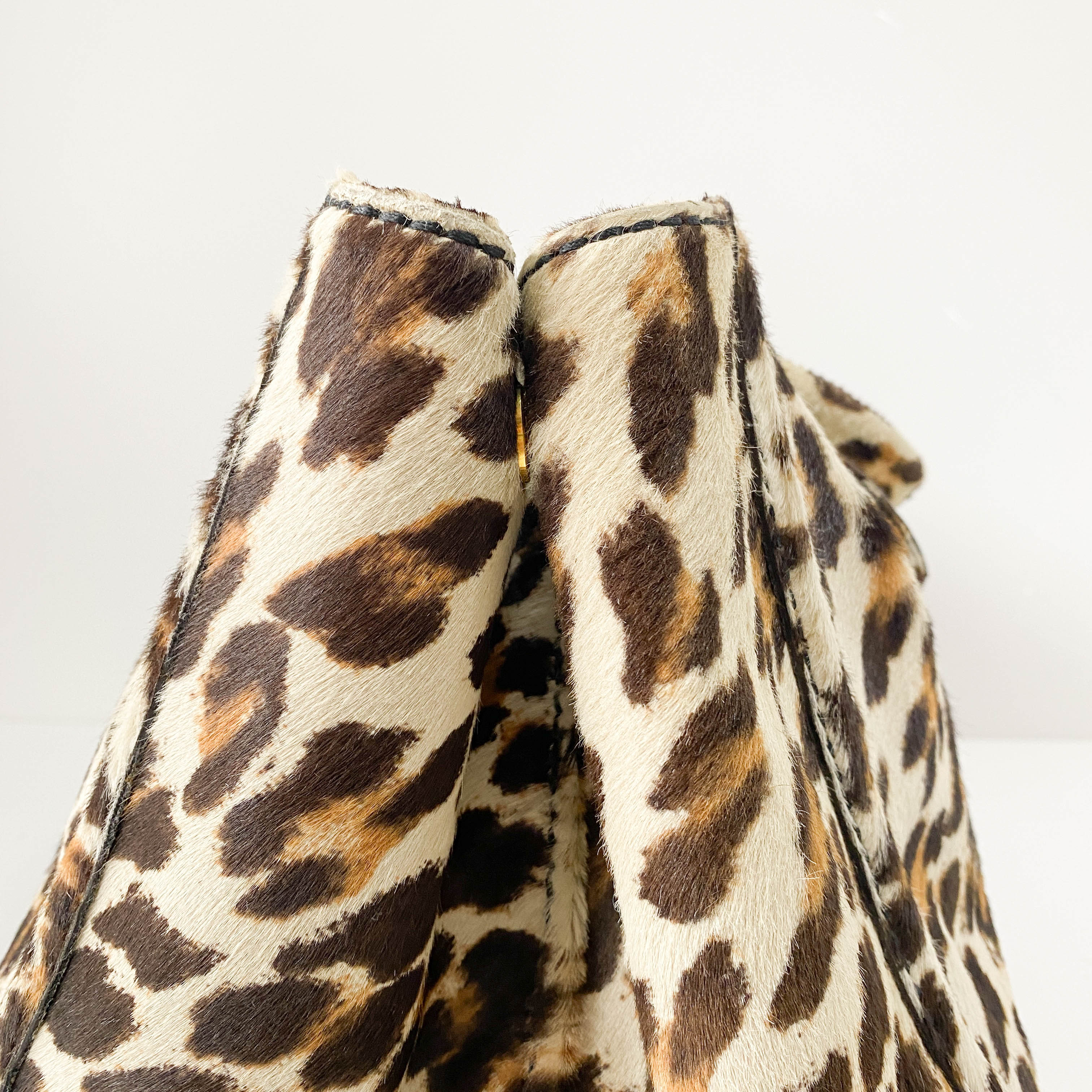 Canapa Leopard Pony Hair Tote Bag