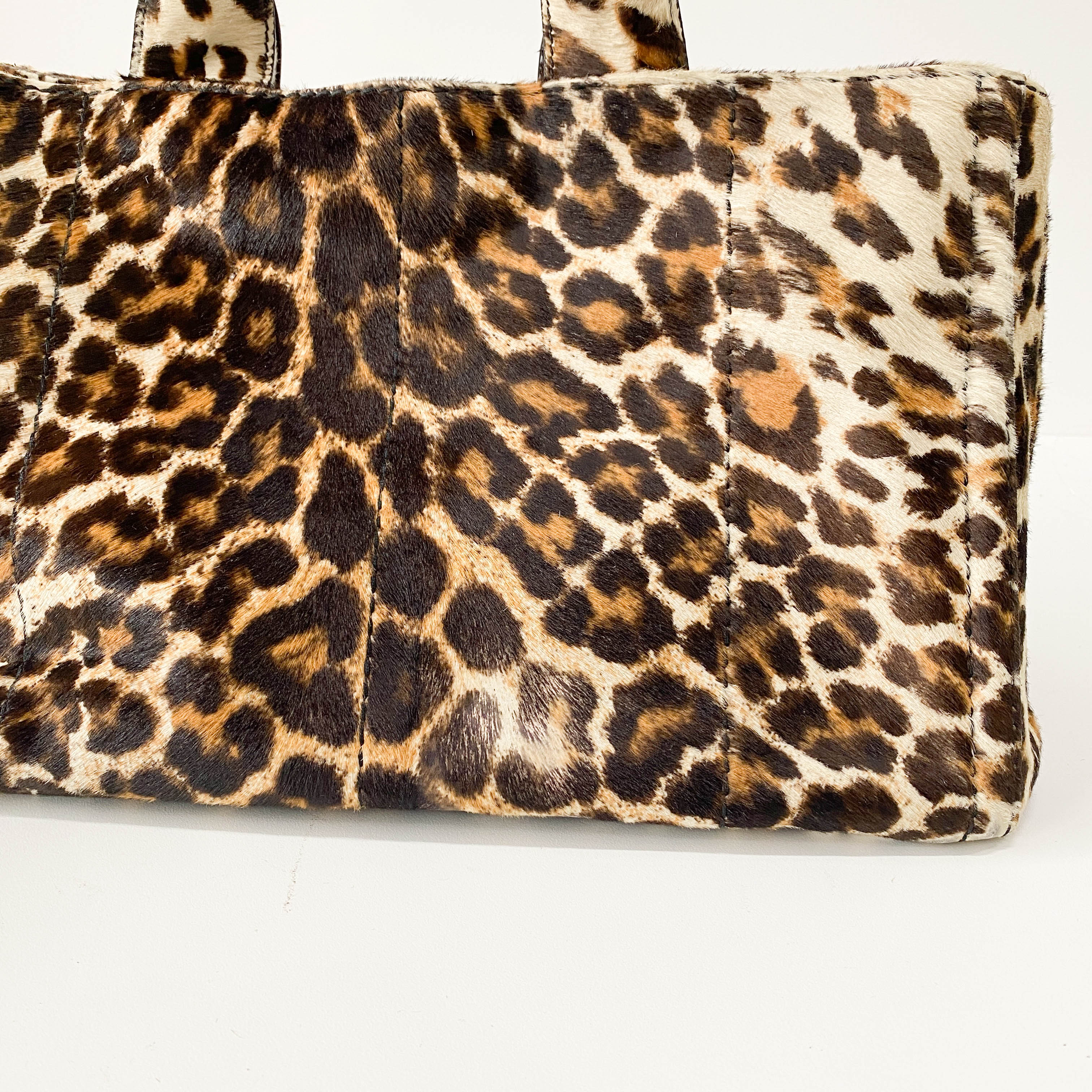 Canapa Leopard Pony Hair Tote Bag