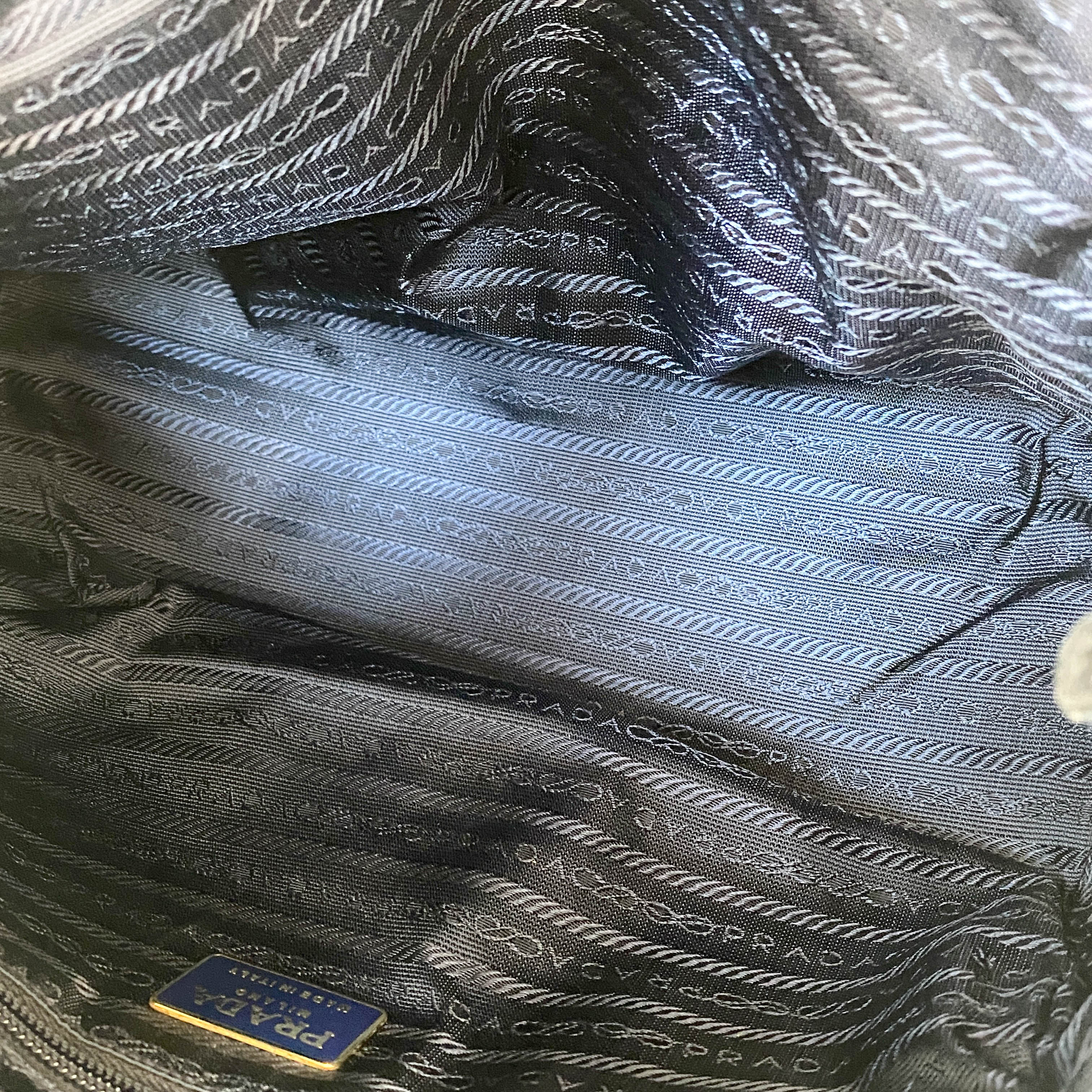 Chain Navy Suede Shoulder Bag