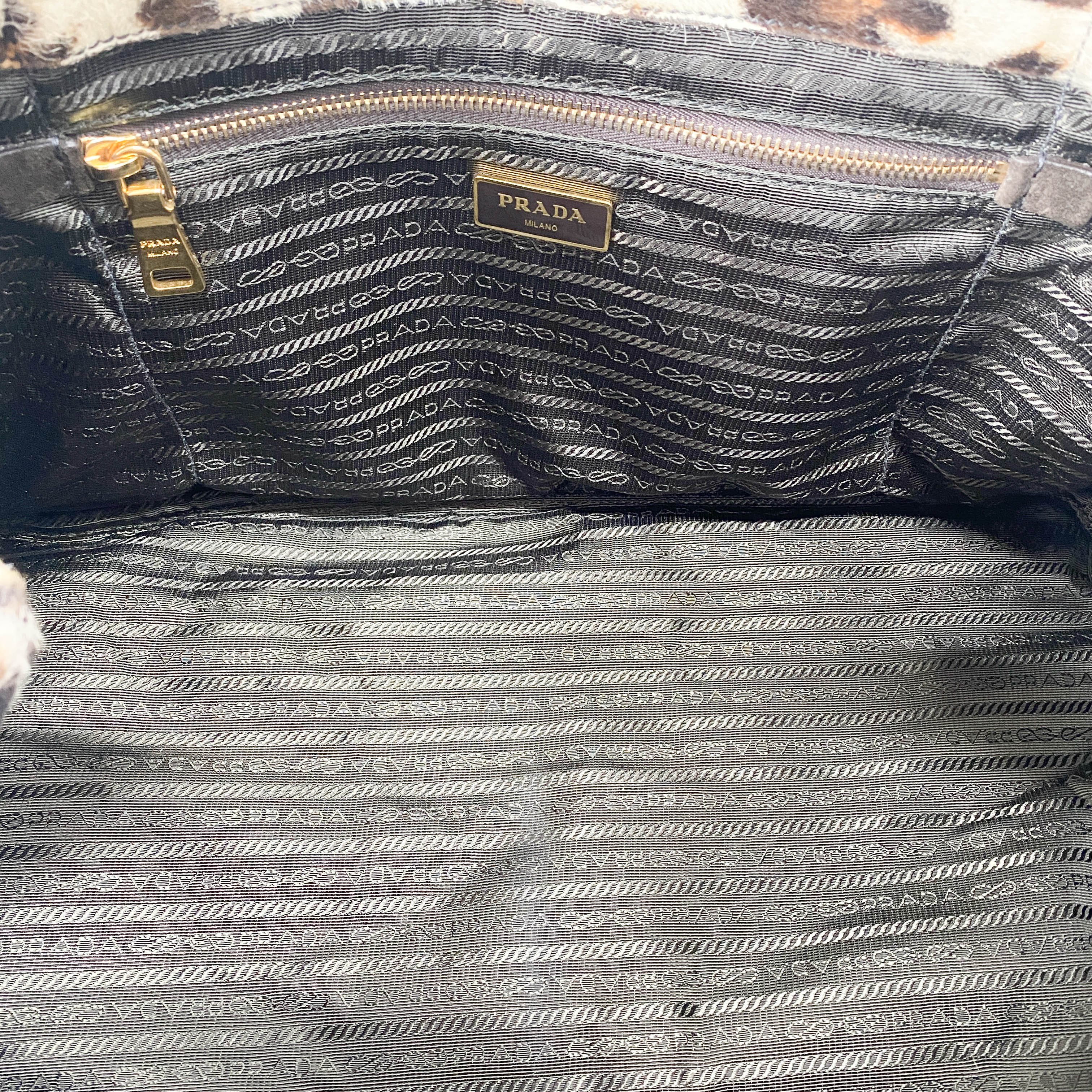 Canapa Leopard Pony Hair Tote Bag