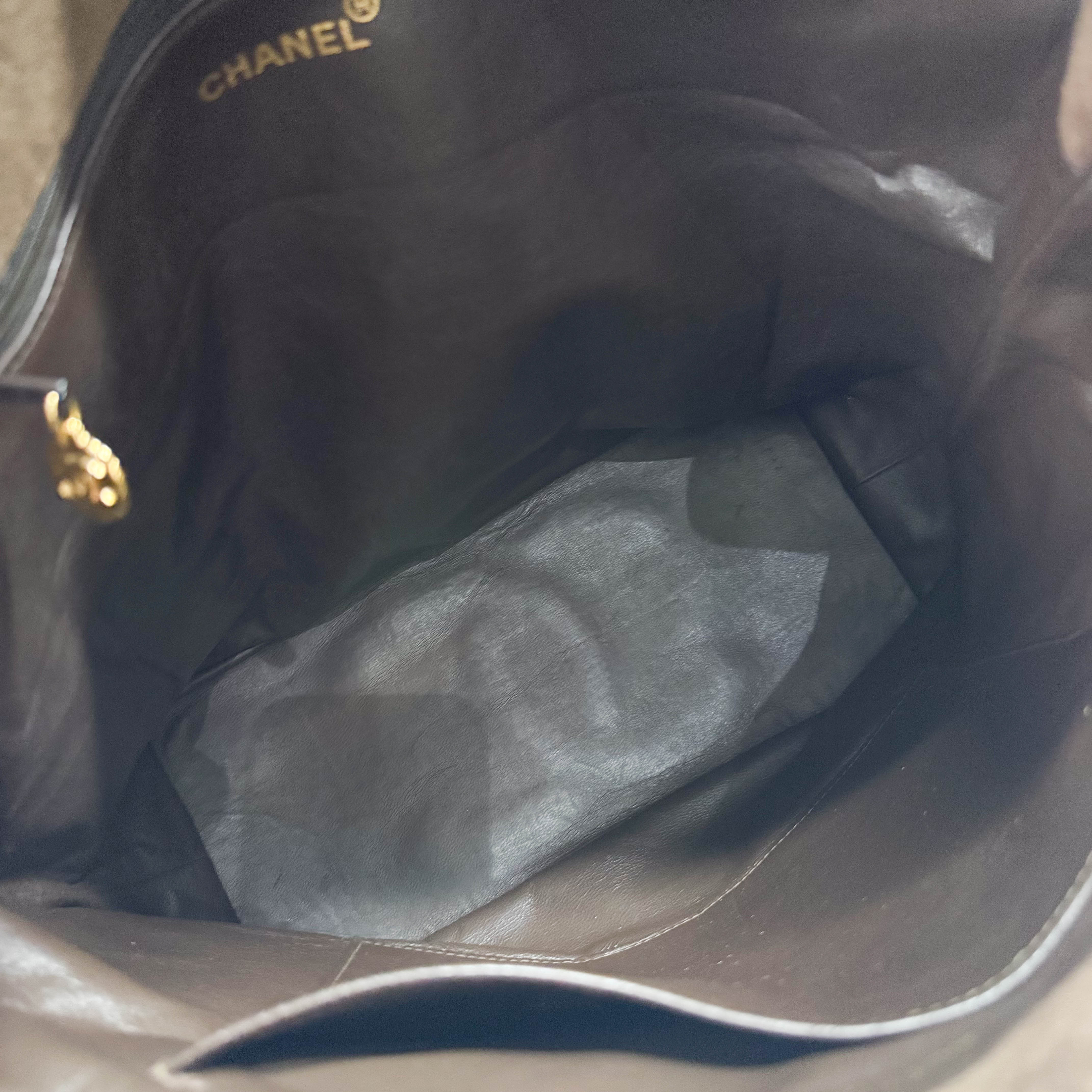 Matelassé  Brown Quilted Suede Tote Bag