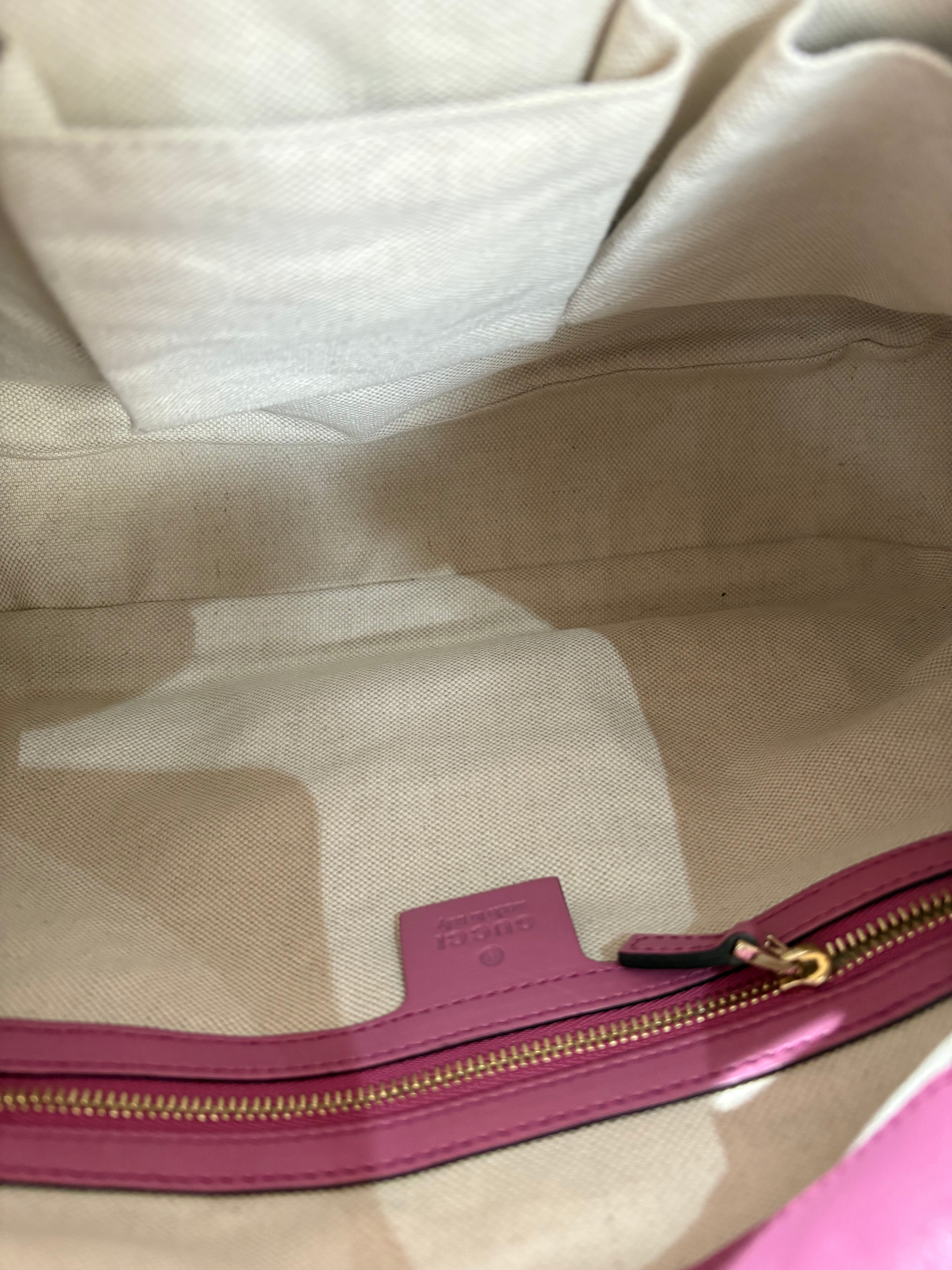 1961 Jackie Pink Leather Hobo Shoulder Bag