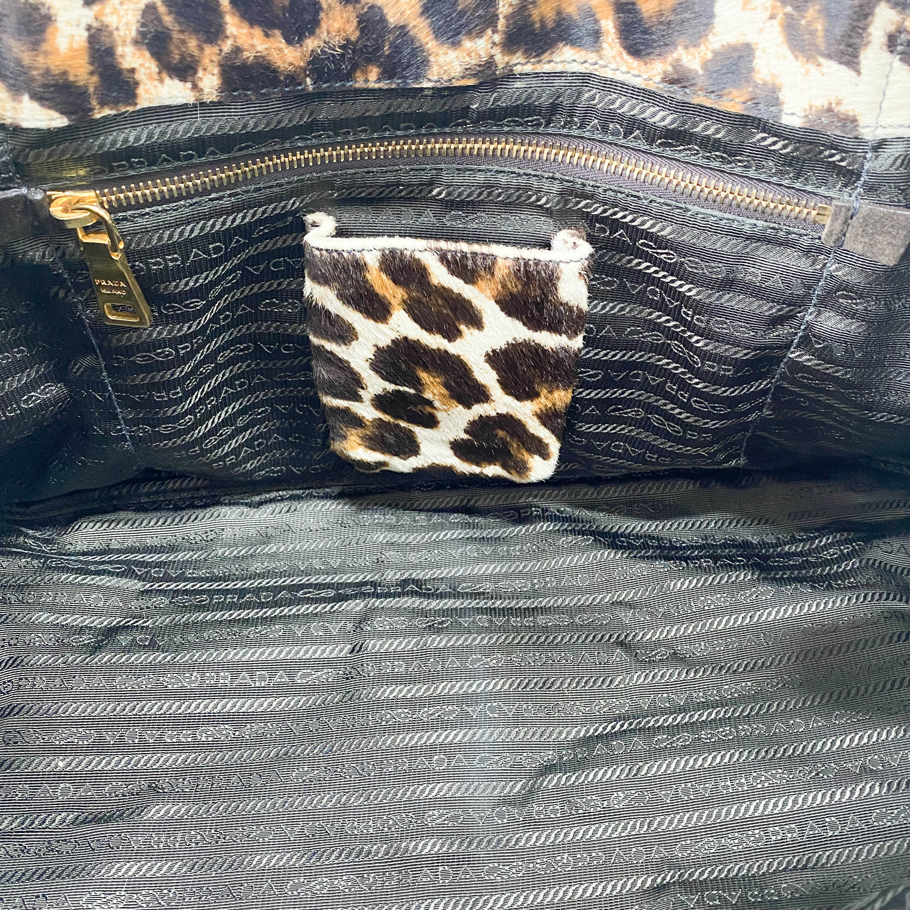 Canapa Leopard Pony Hair Tote Bag