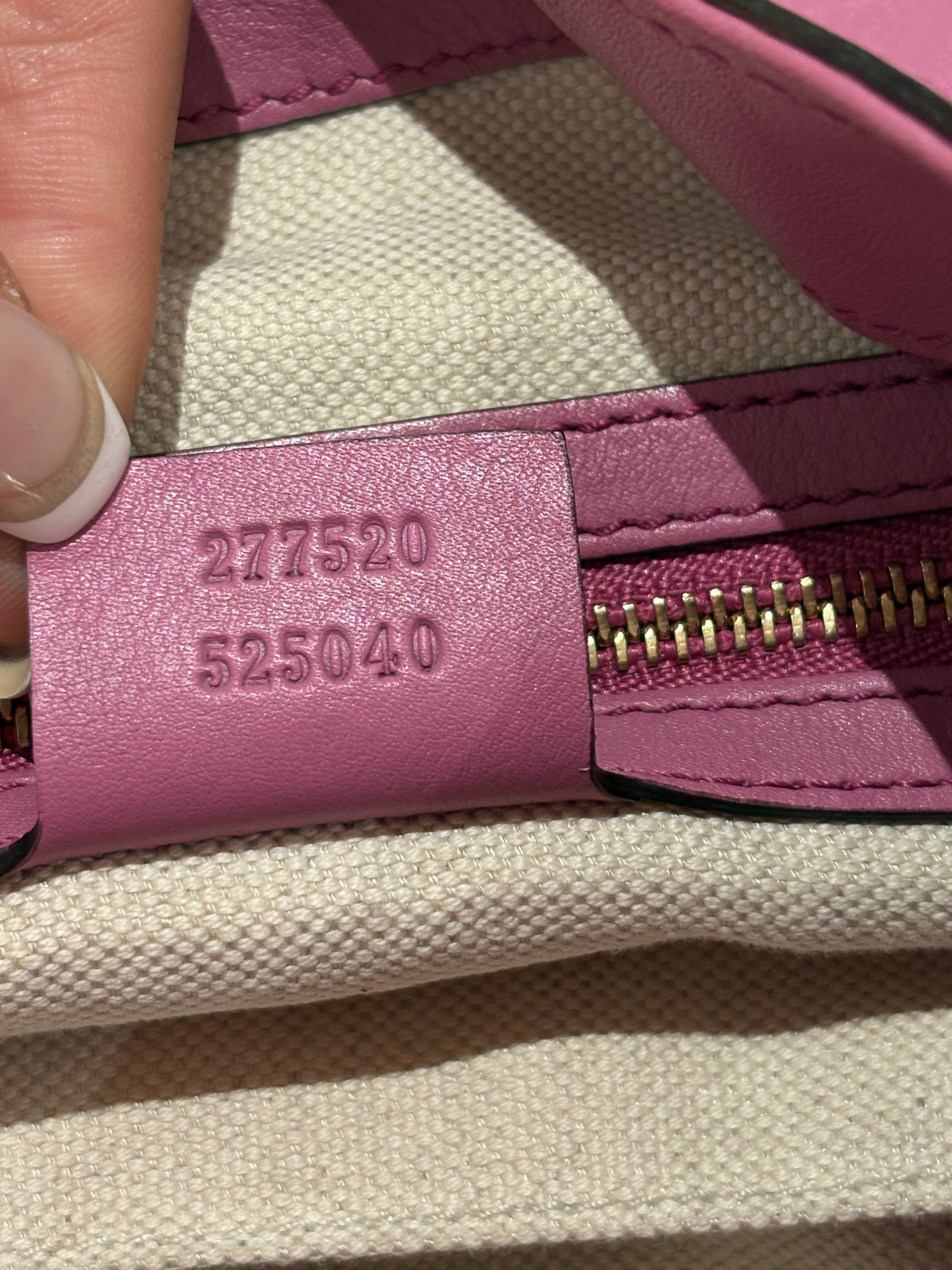 1961 Jackie Pink Leather Hobo Shoulder Bag