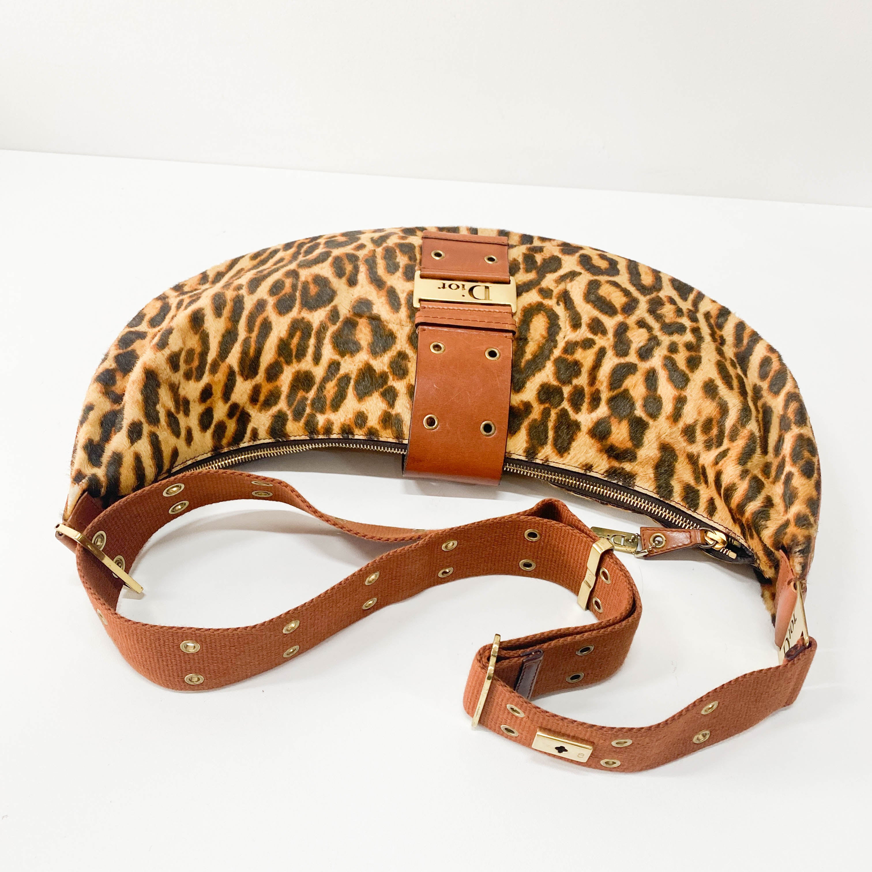 Yellow Pony Hair Shoulder Bag