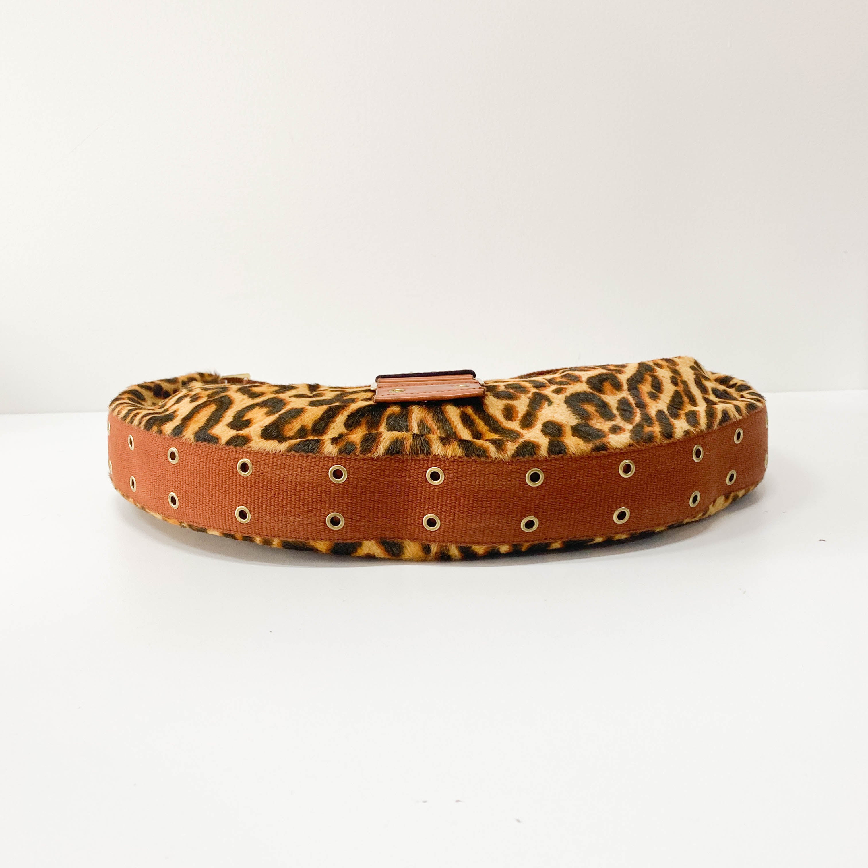 Yellow Pony Hair Shoulder Bag