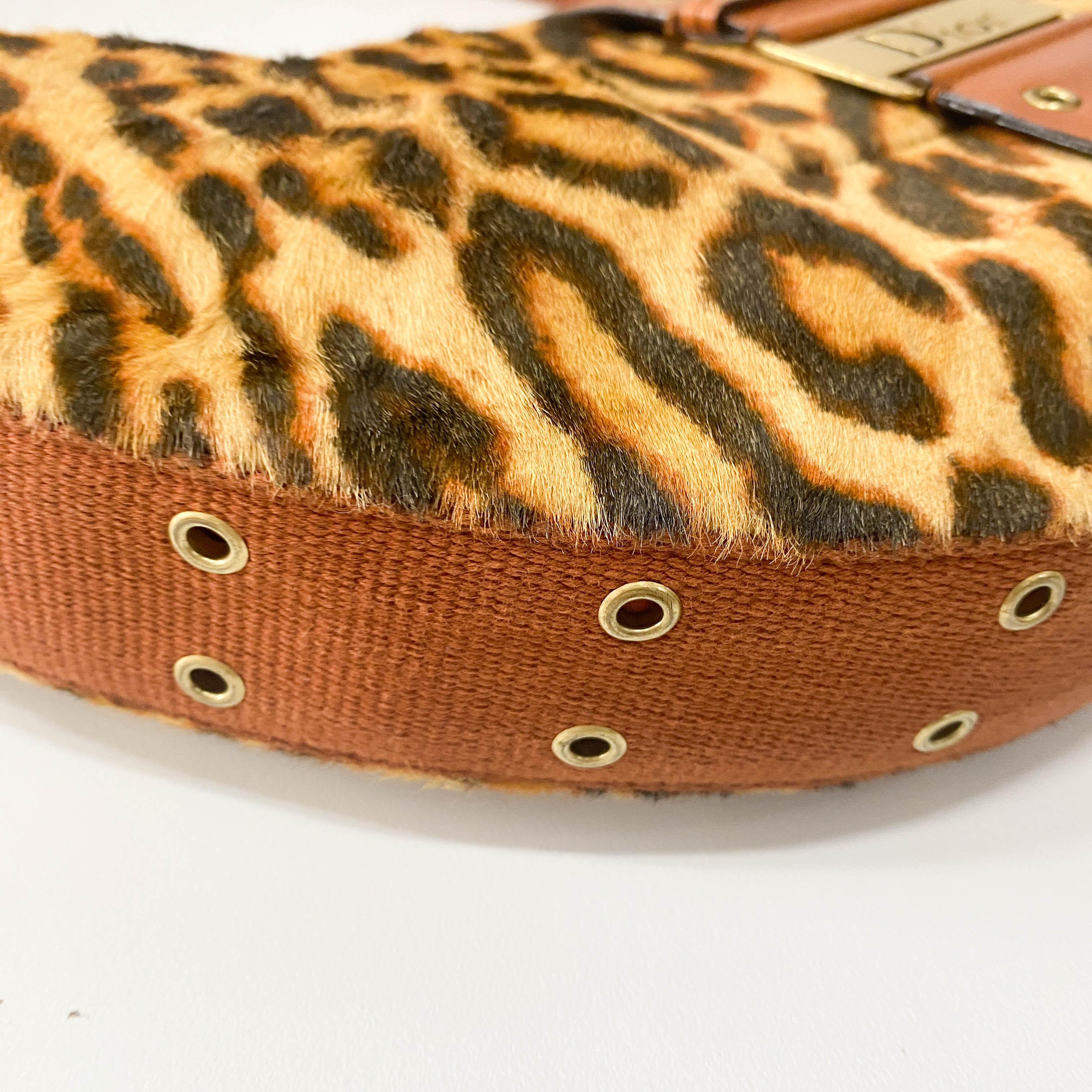 Yellow Pony Hair Shoulder Bag