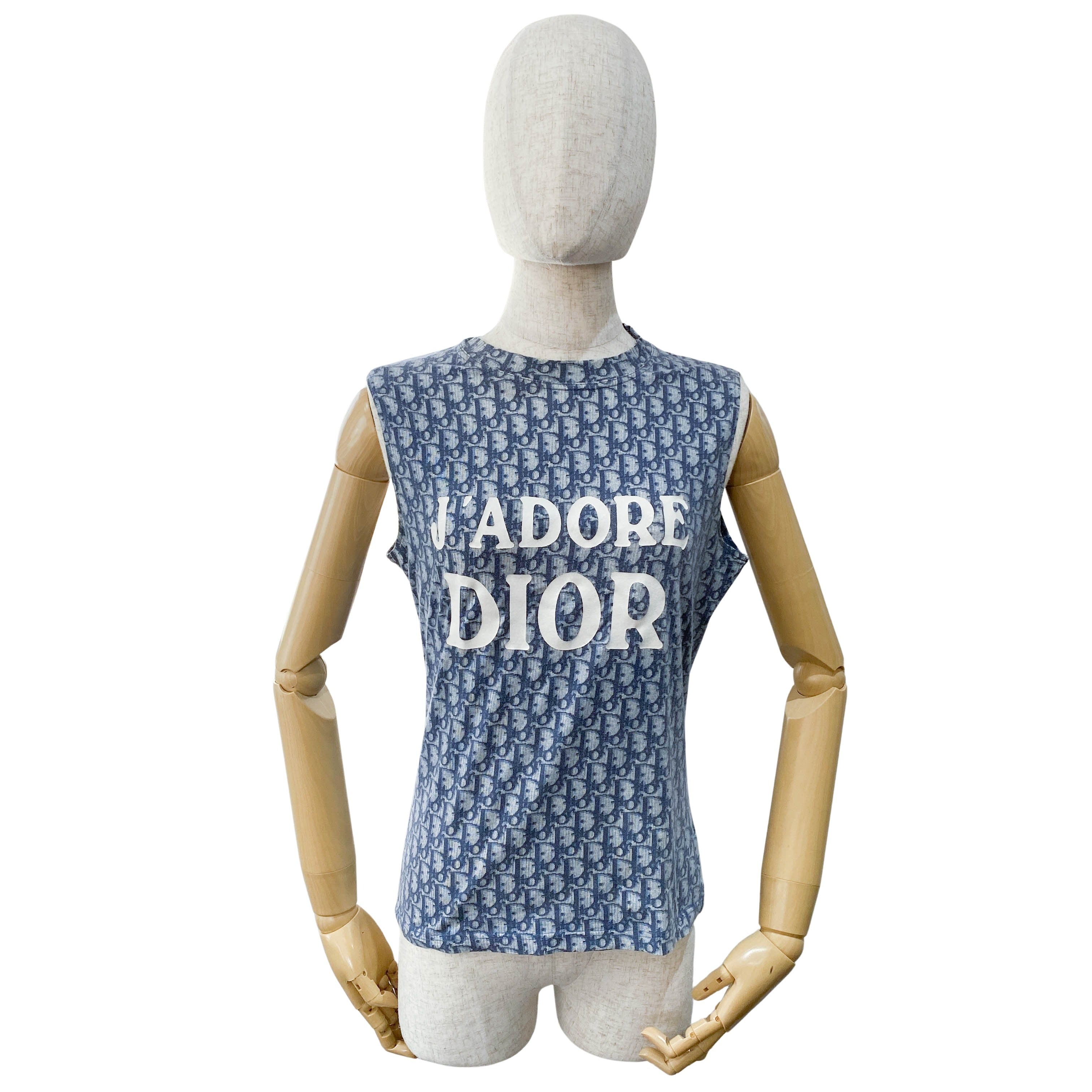 Trotter J'Adore Dior Tank Top Blue