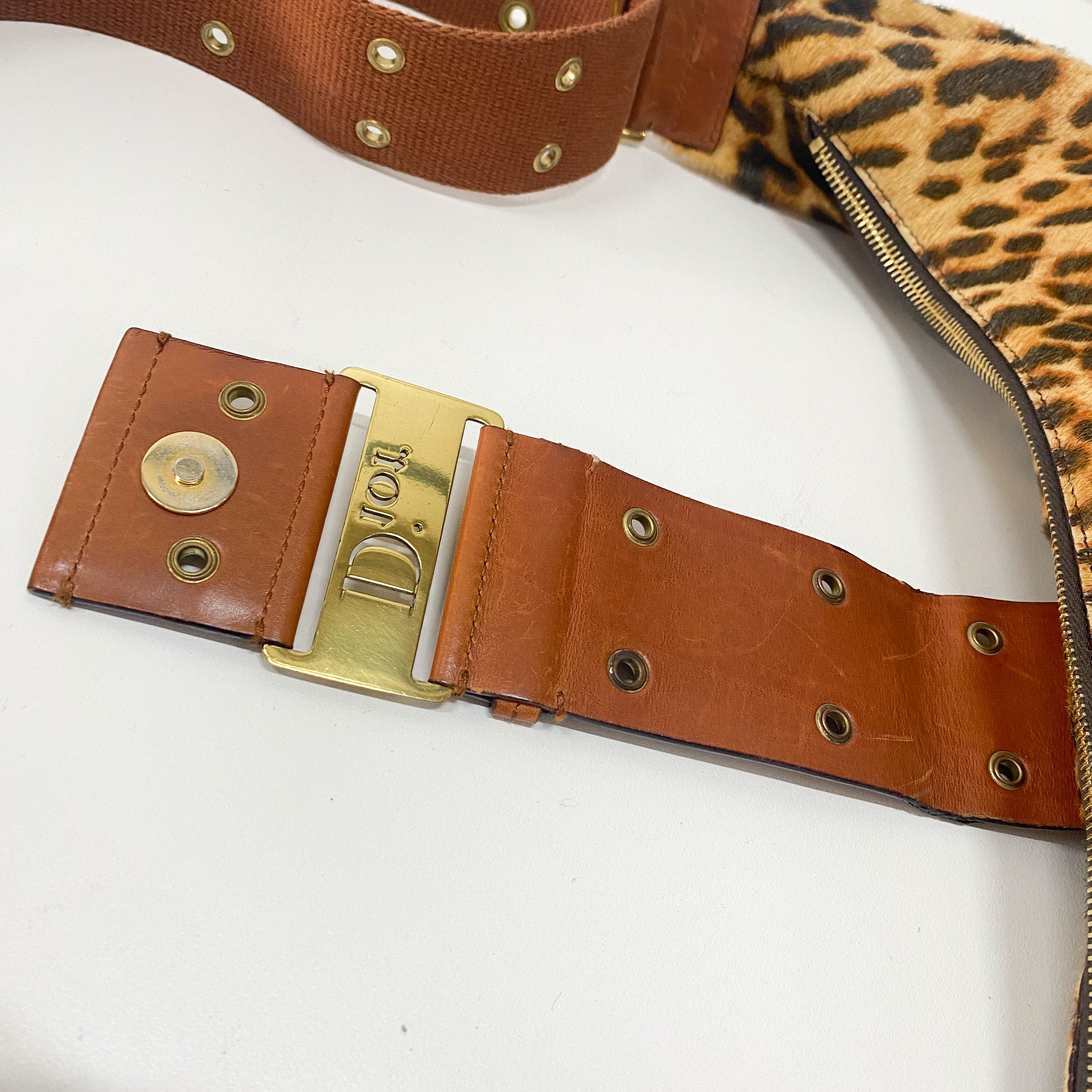 Yellow Pony Hair Shoulder Bag