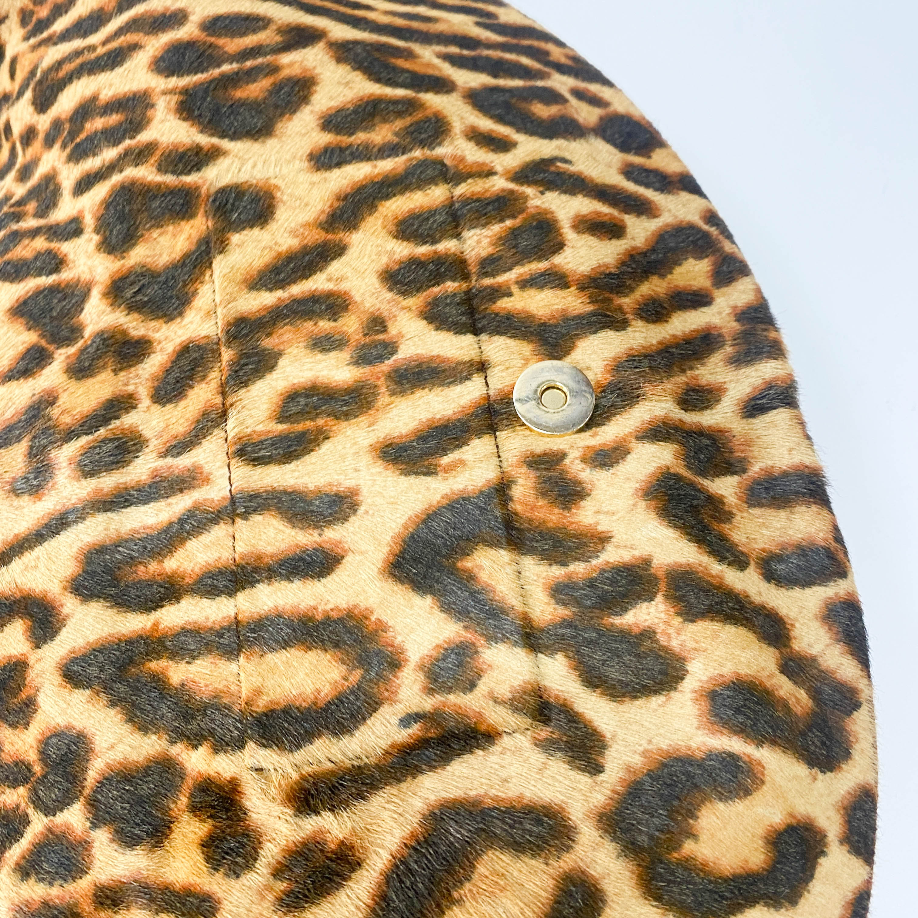 Yellow Pony Hair Shoulder Bag