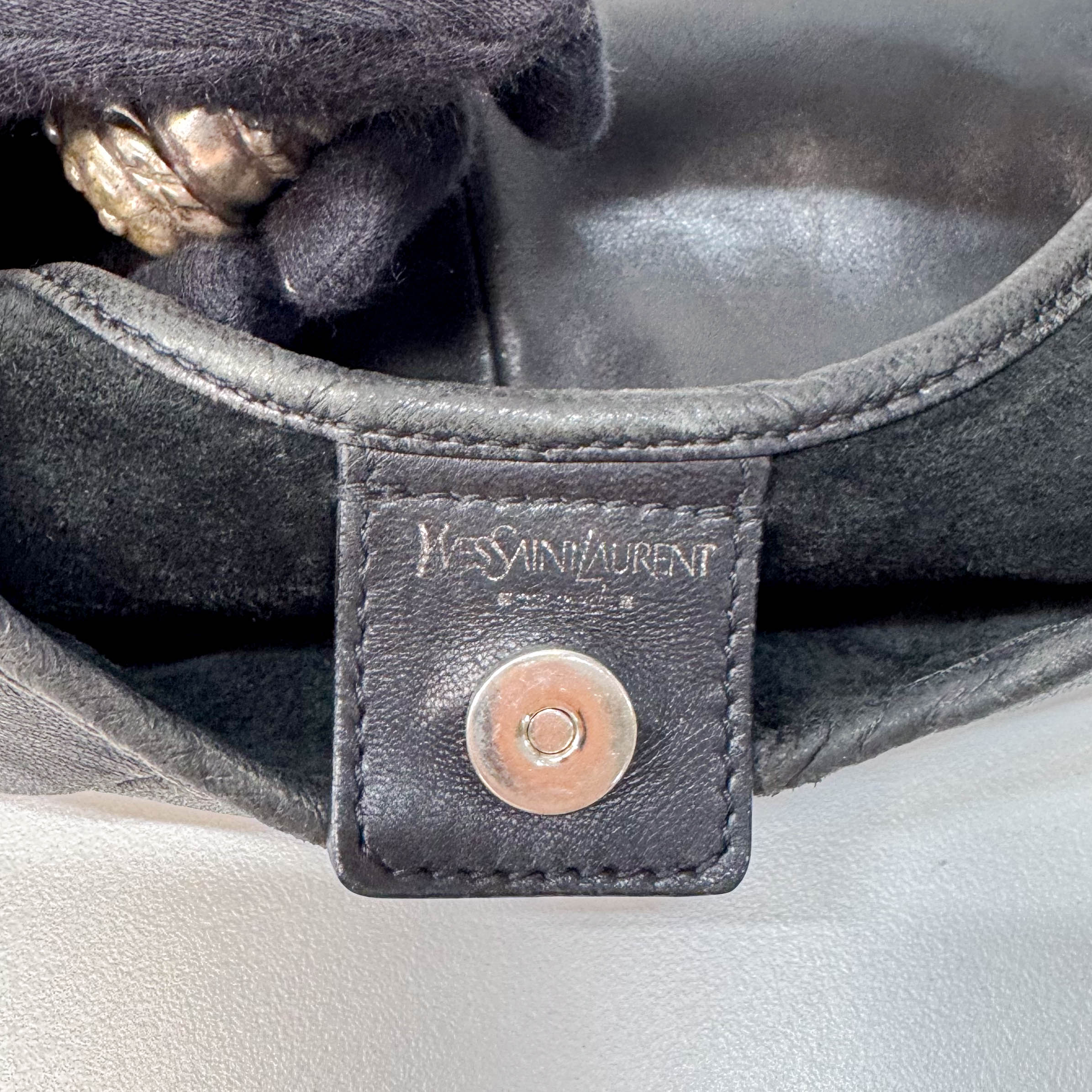 Mini Mombasa Black Leather Hand Bag