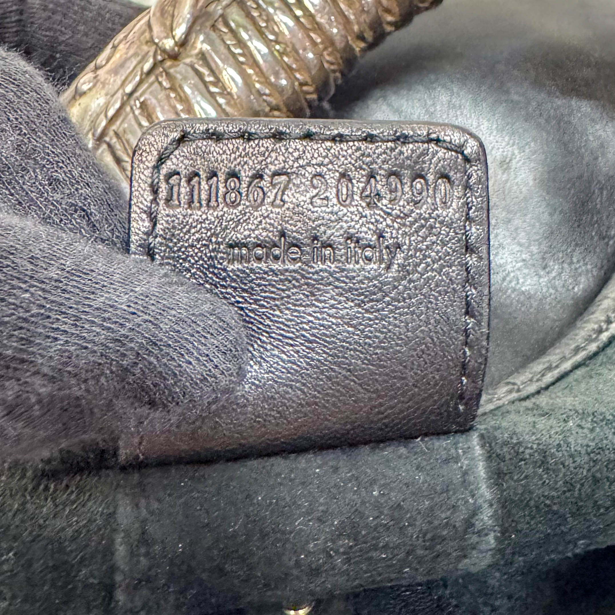 Mini Mombasa Black Leather Hand Bag