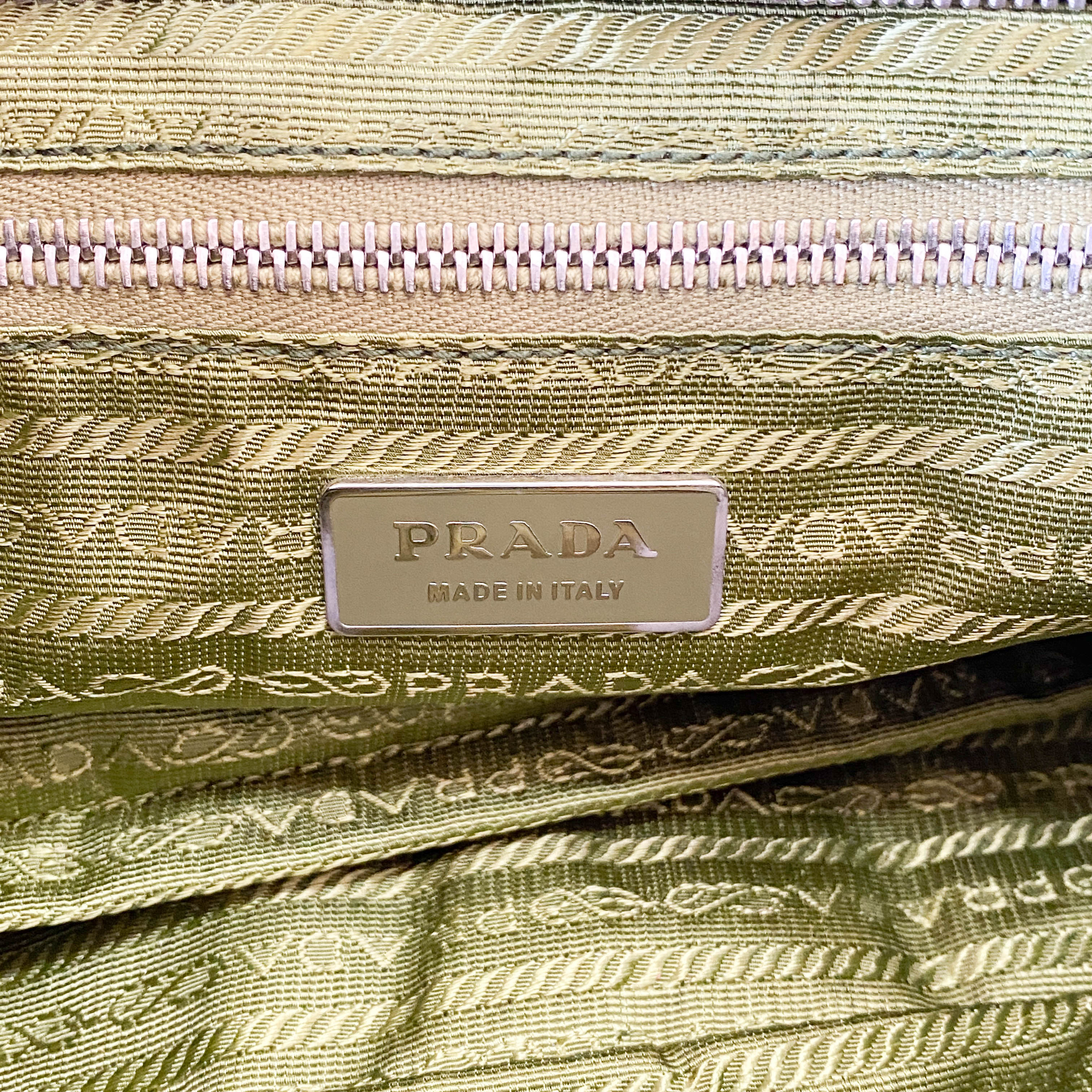 Nylon Belt Strap Green Bag