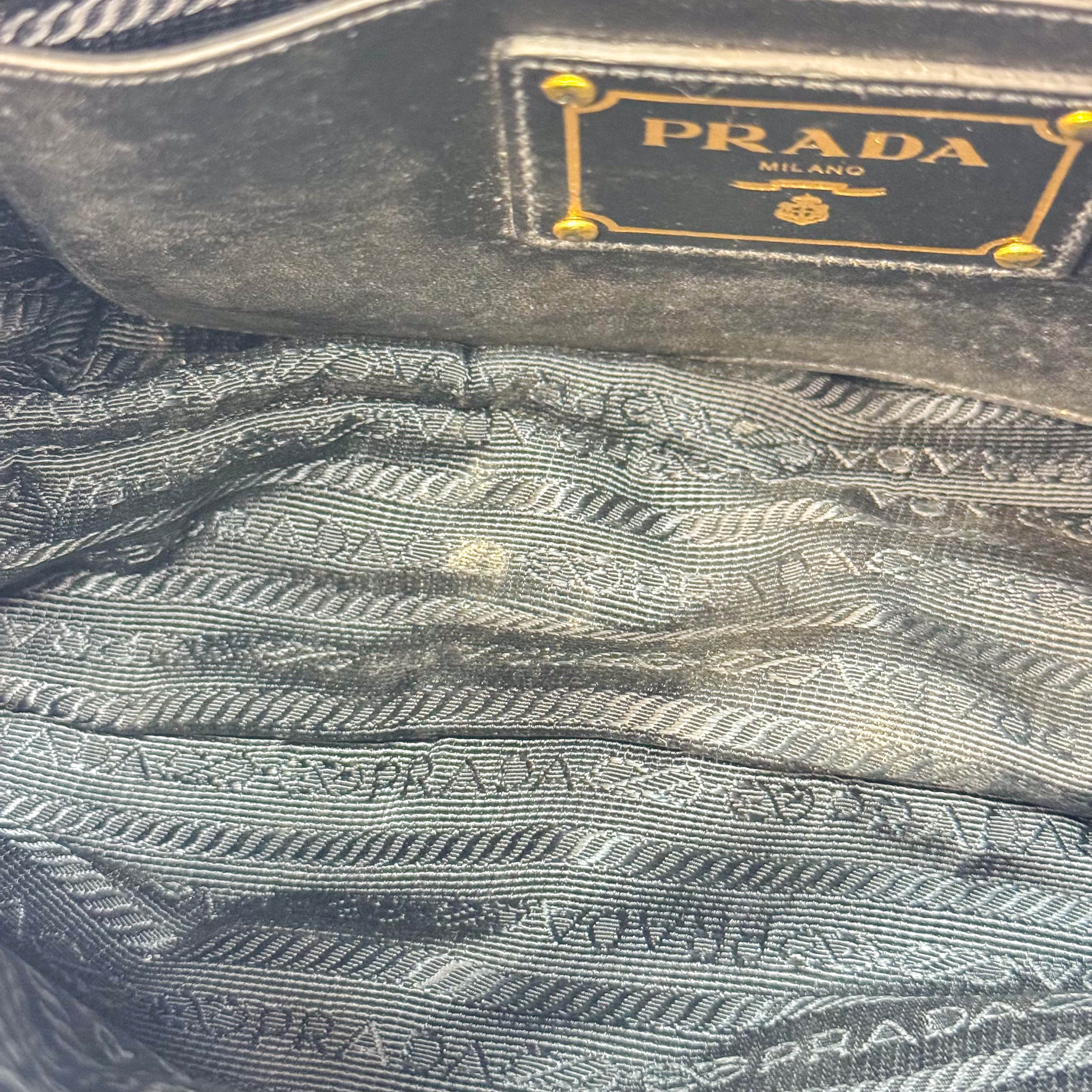 Black Leather Hobo Shoulder Bag