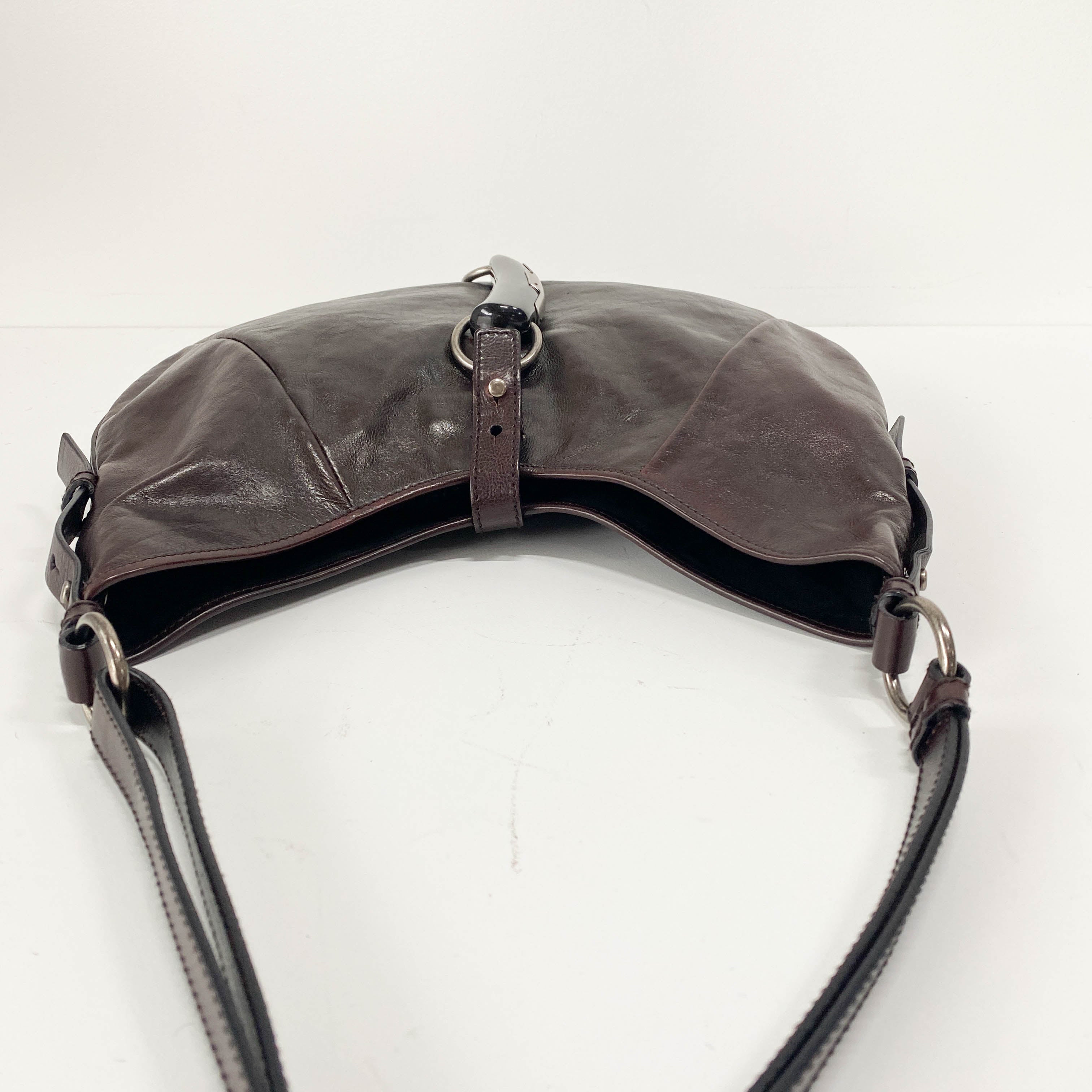 Mombassa Brown Leather Strap Shoulder Bag