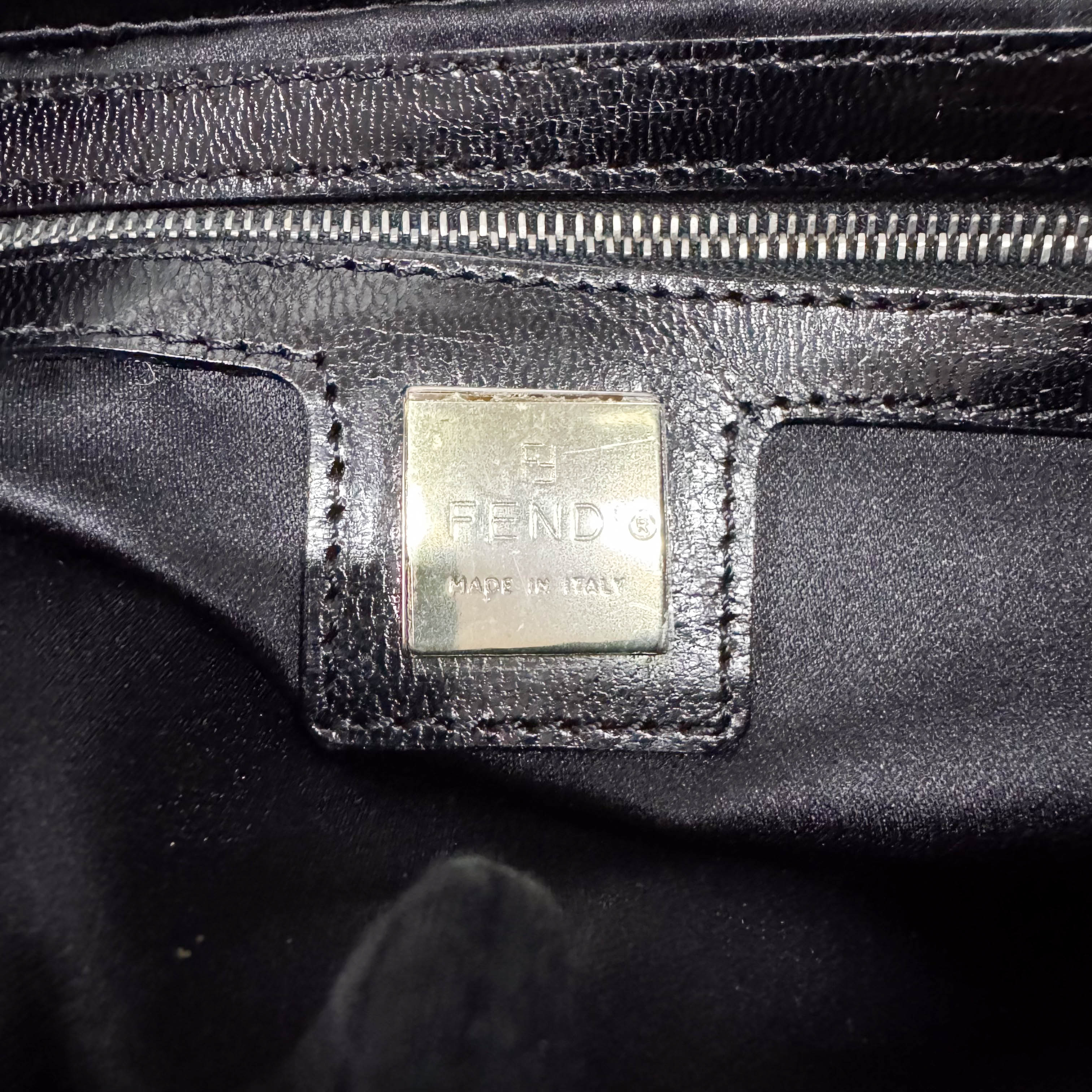 Baguette Black Sequin Shoulder Bag