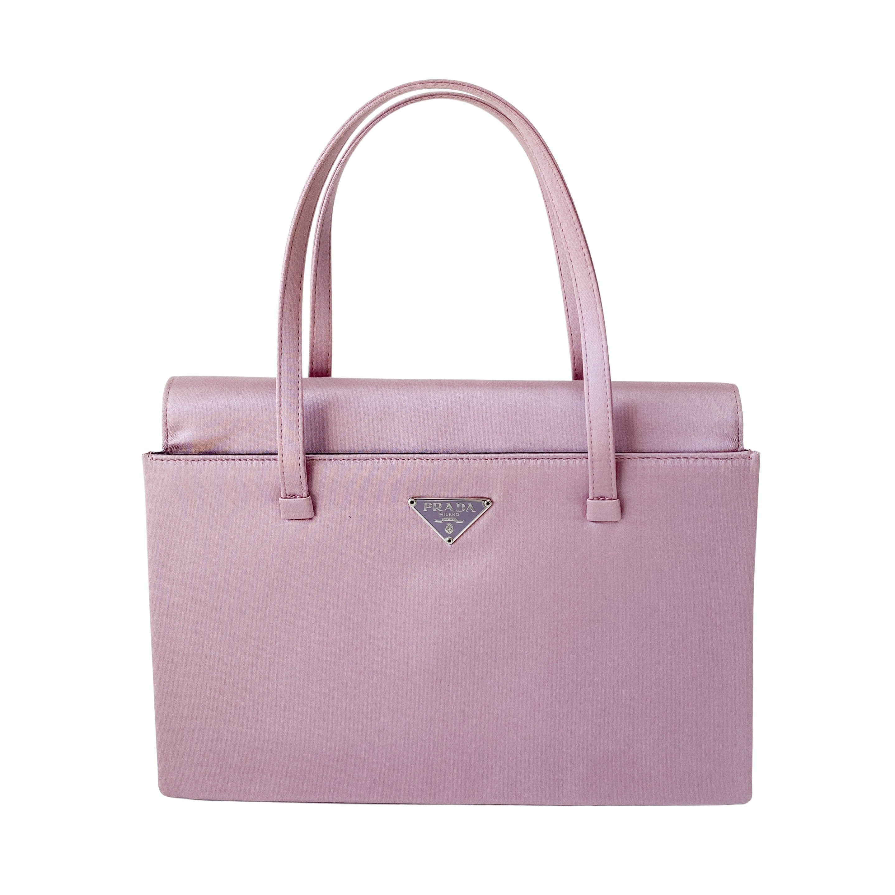 Pink Satin Party Bag
