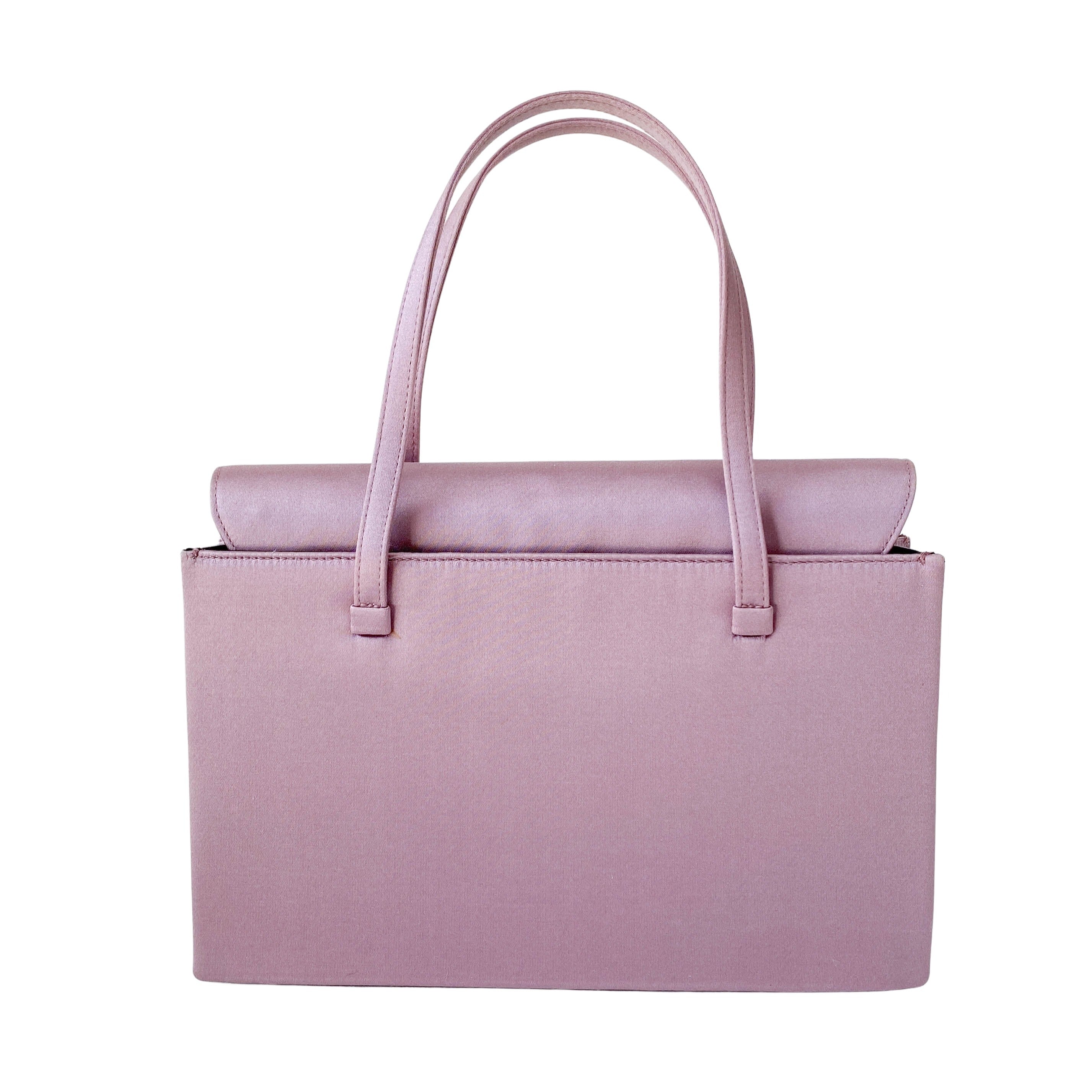 Pink Satin Party Bag