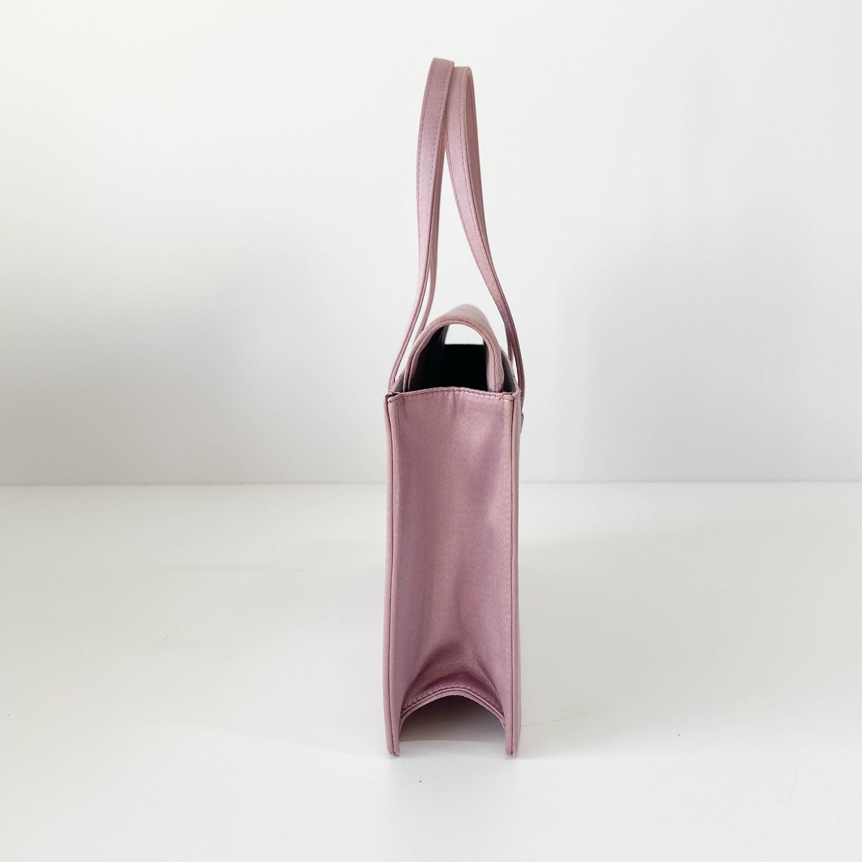 Pink Satin Party Bag