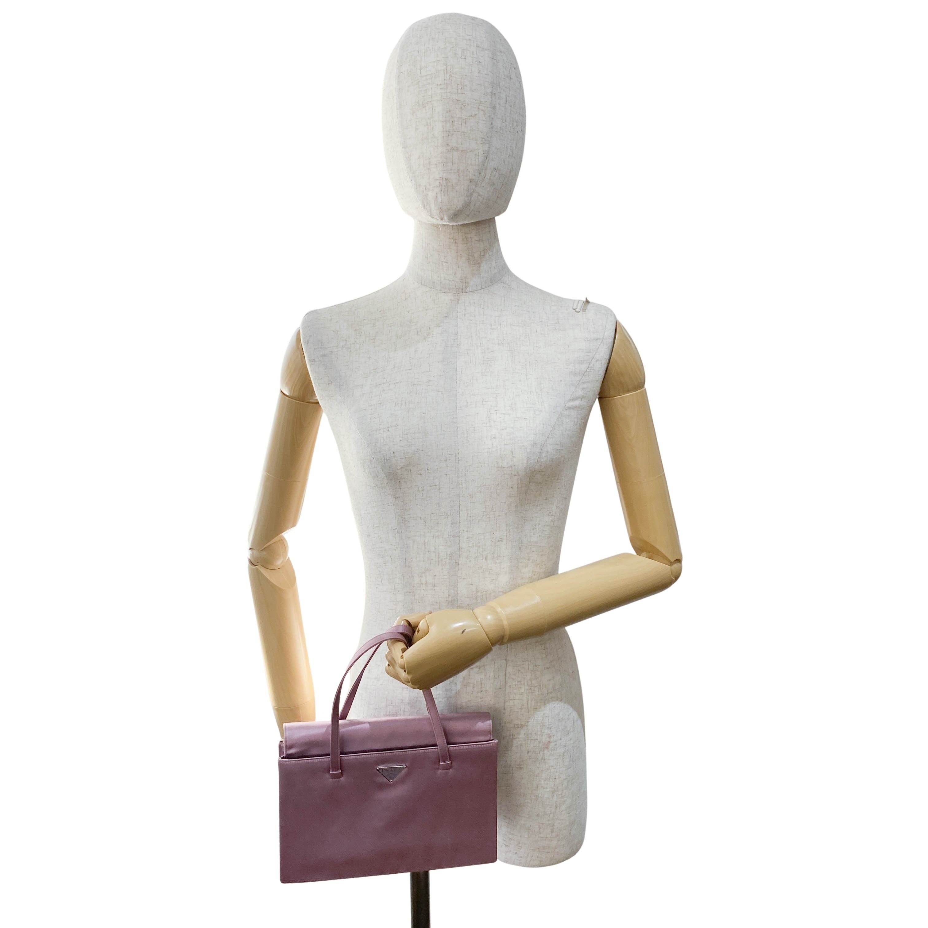 Pink Satin Party Bag