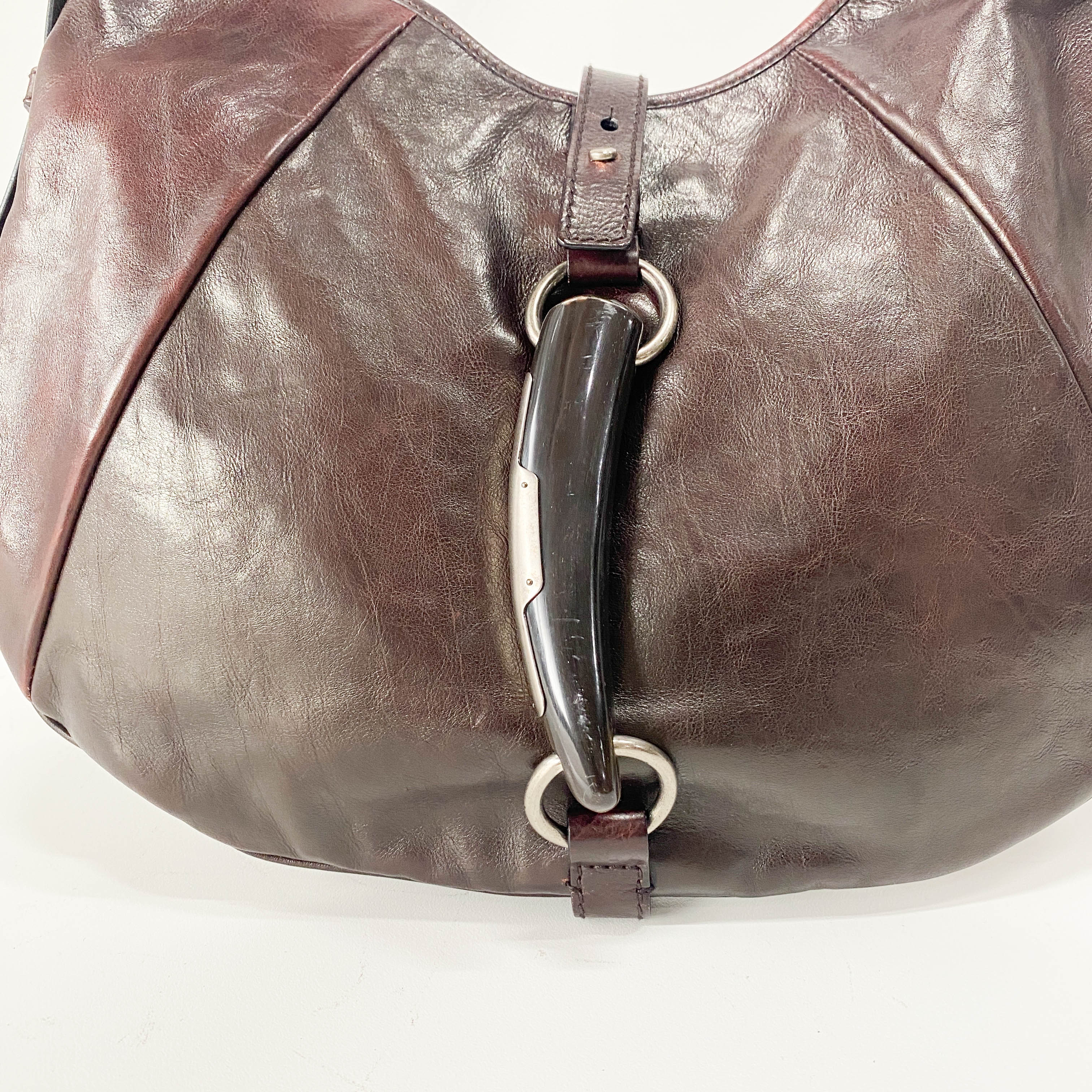 Mombassa Brown Leather Strap Shoulder Bag