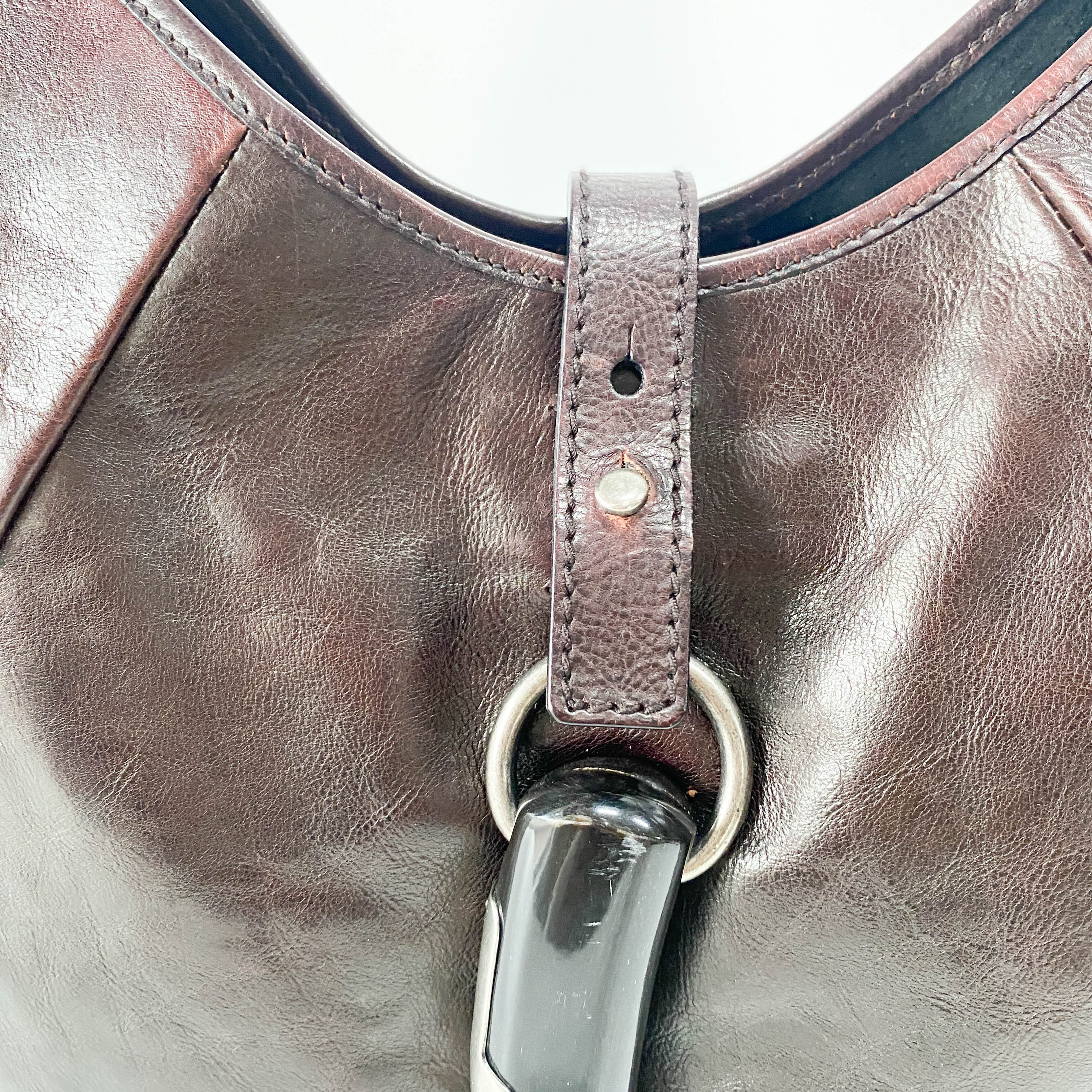 Mombassa Brown Leather Strap Shoulder Bag