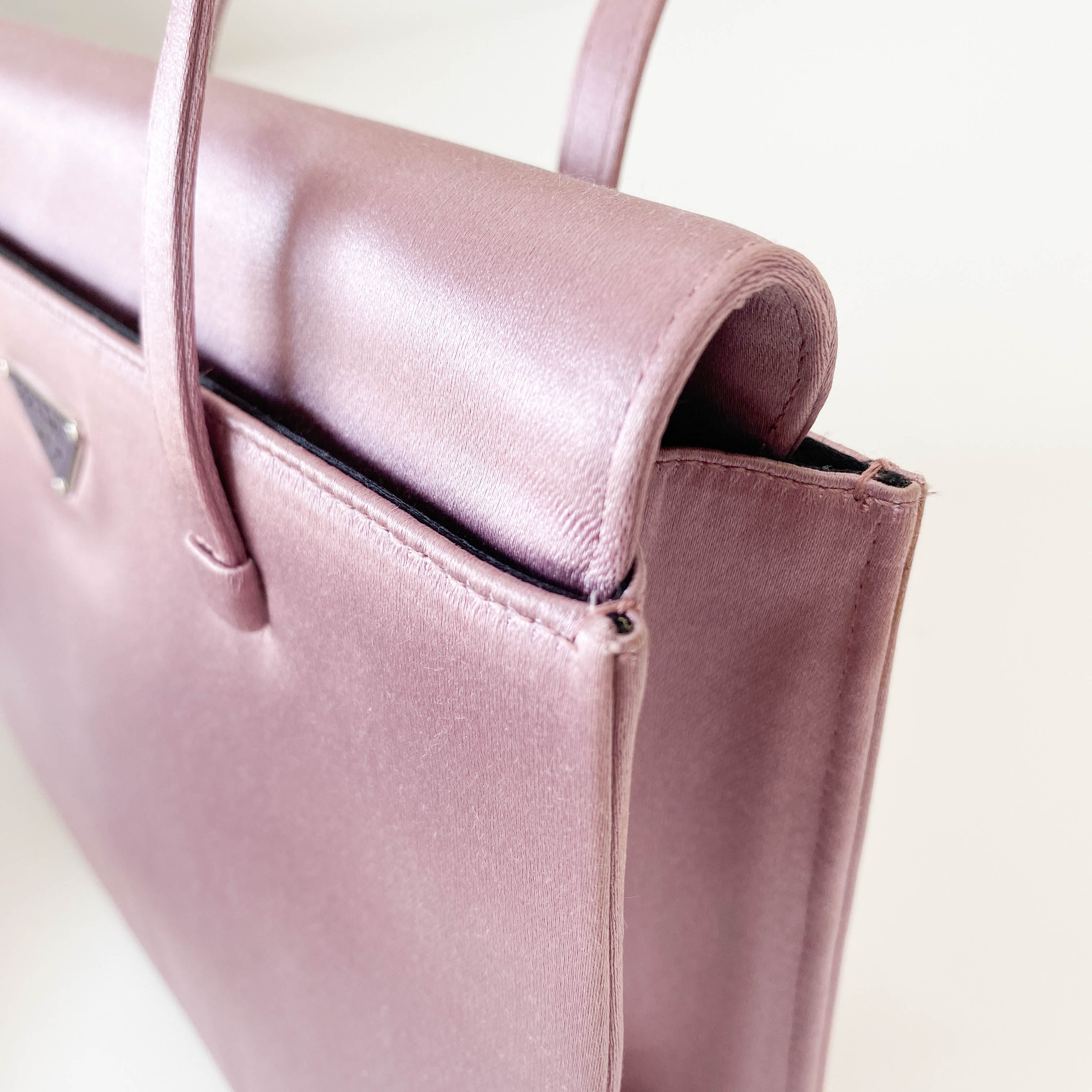 Pink Satin Party Bag