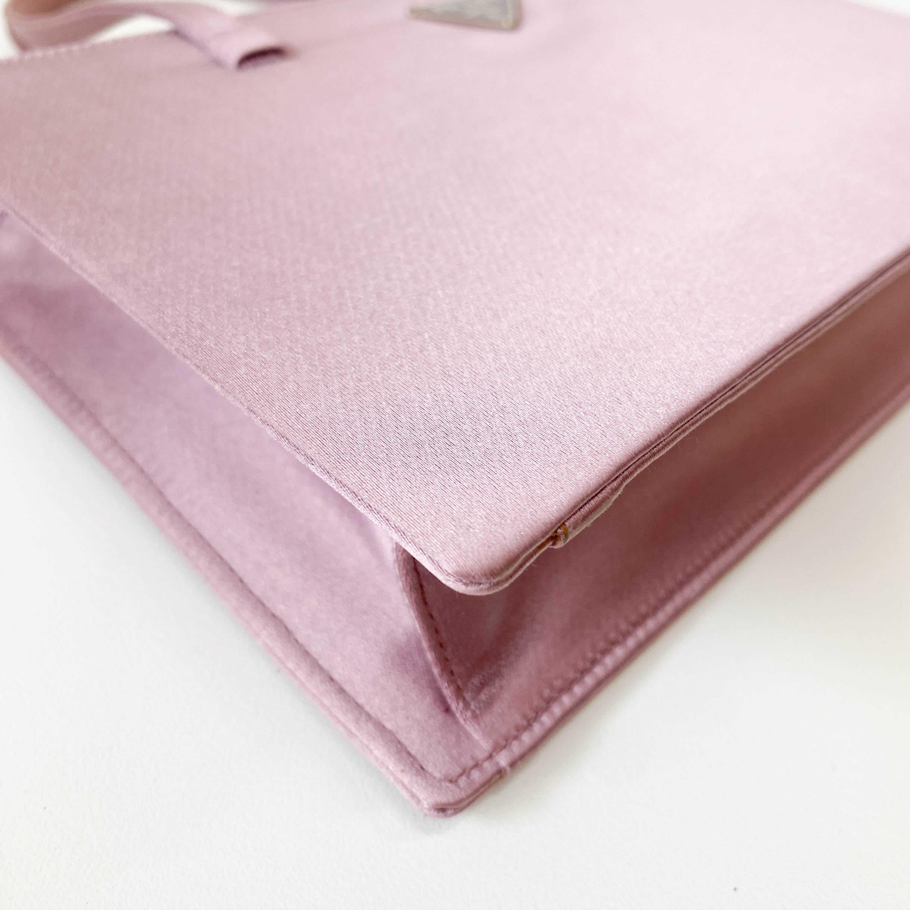 Pink Satin Party Bag