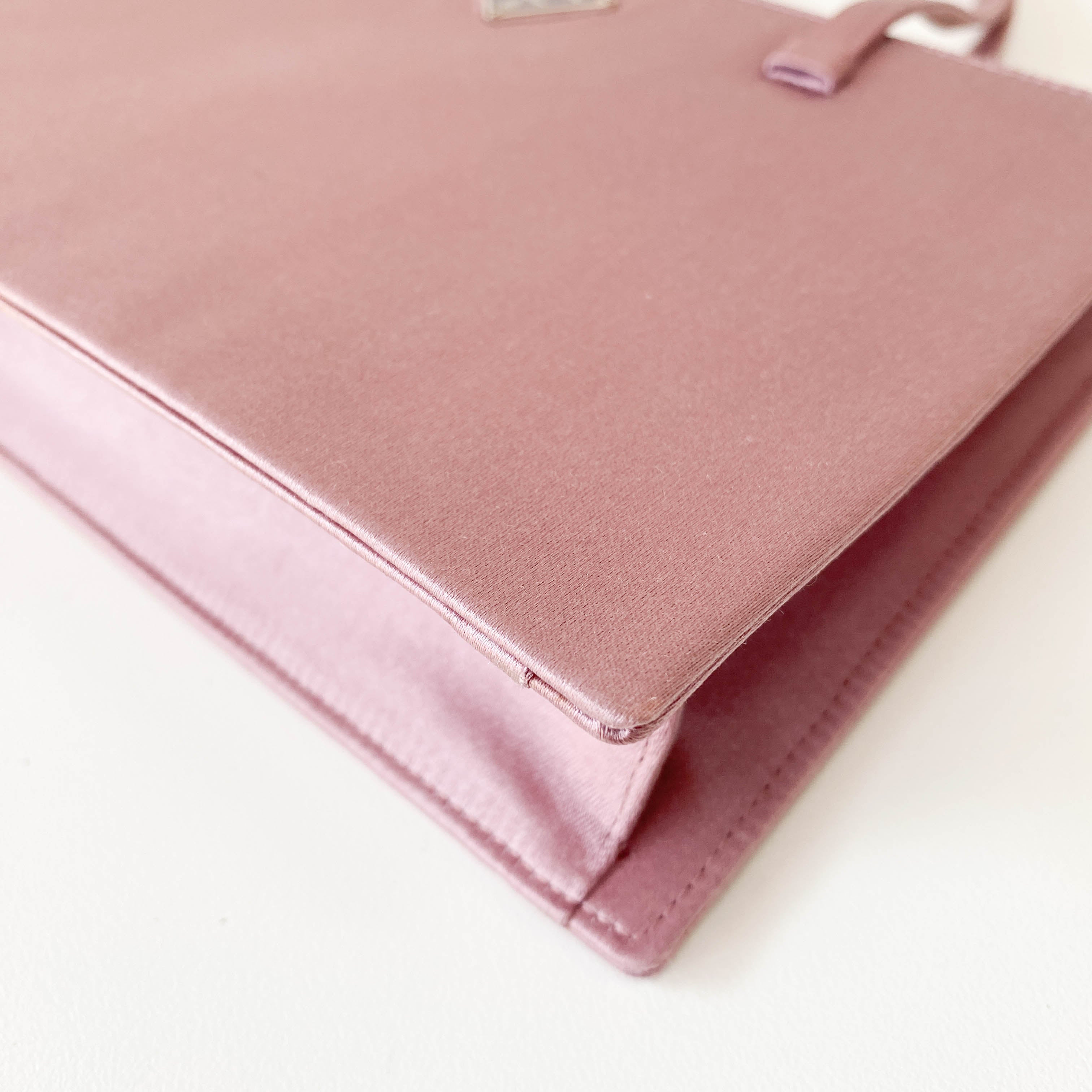 Pink Satin Party Bag