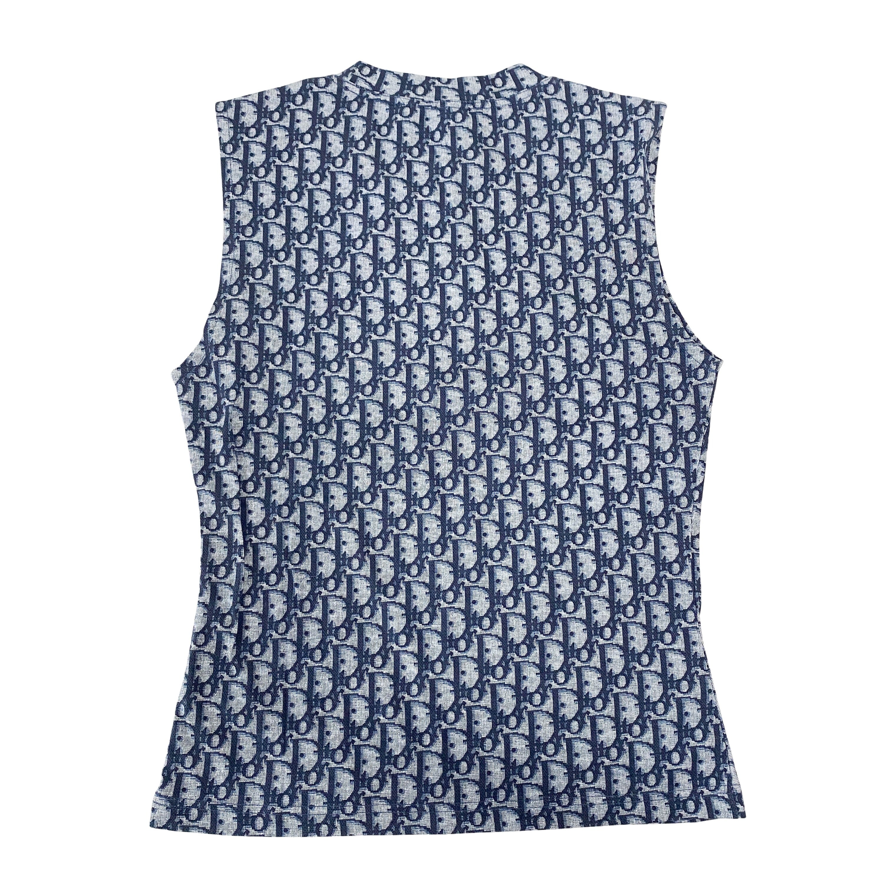 Oblique Size 8 Navy Cotton Tank Top