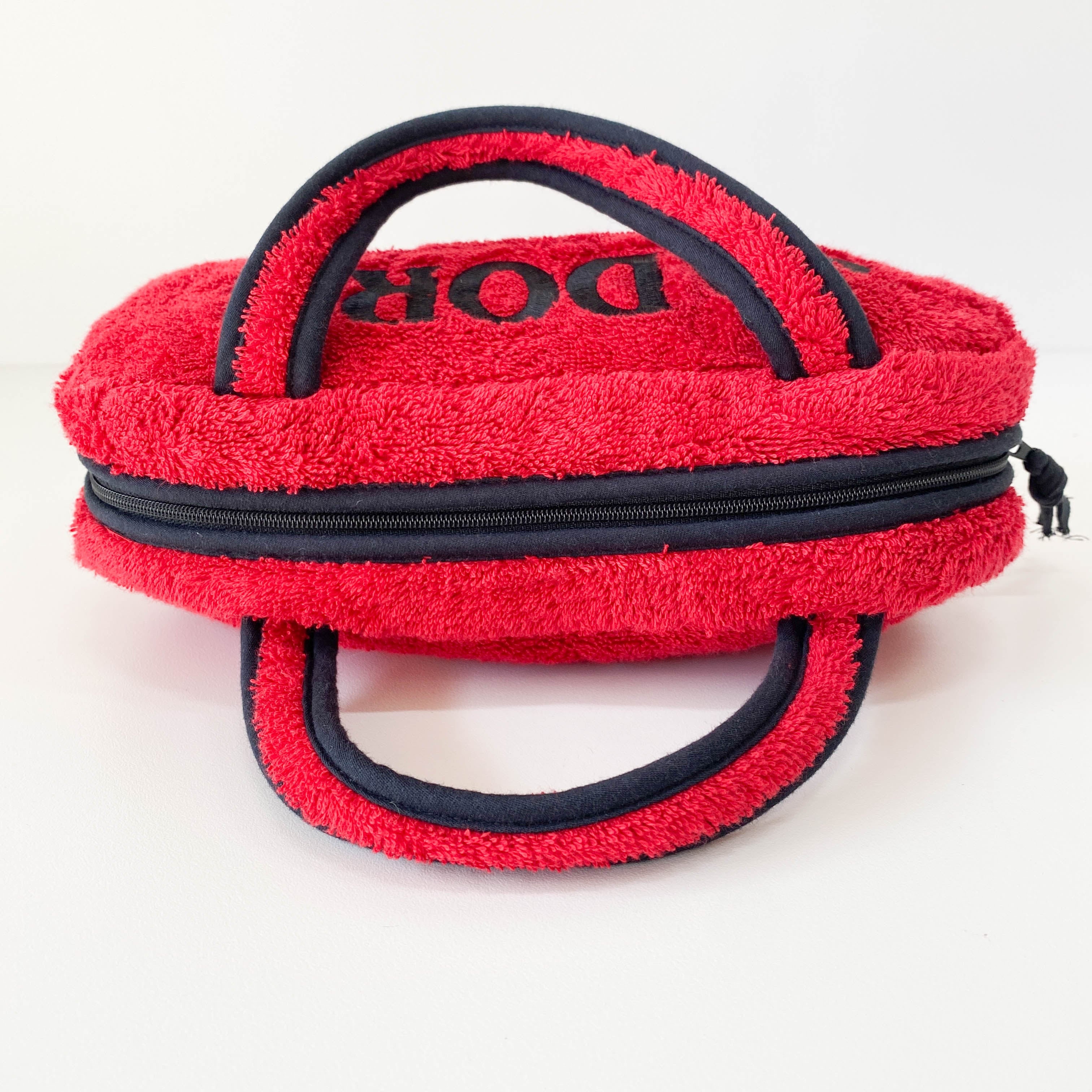 J'Adore Dior Red Towel Handbag