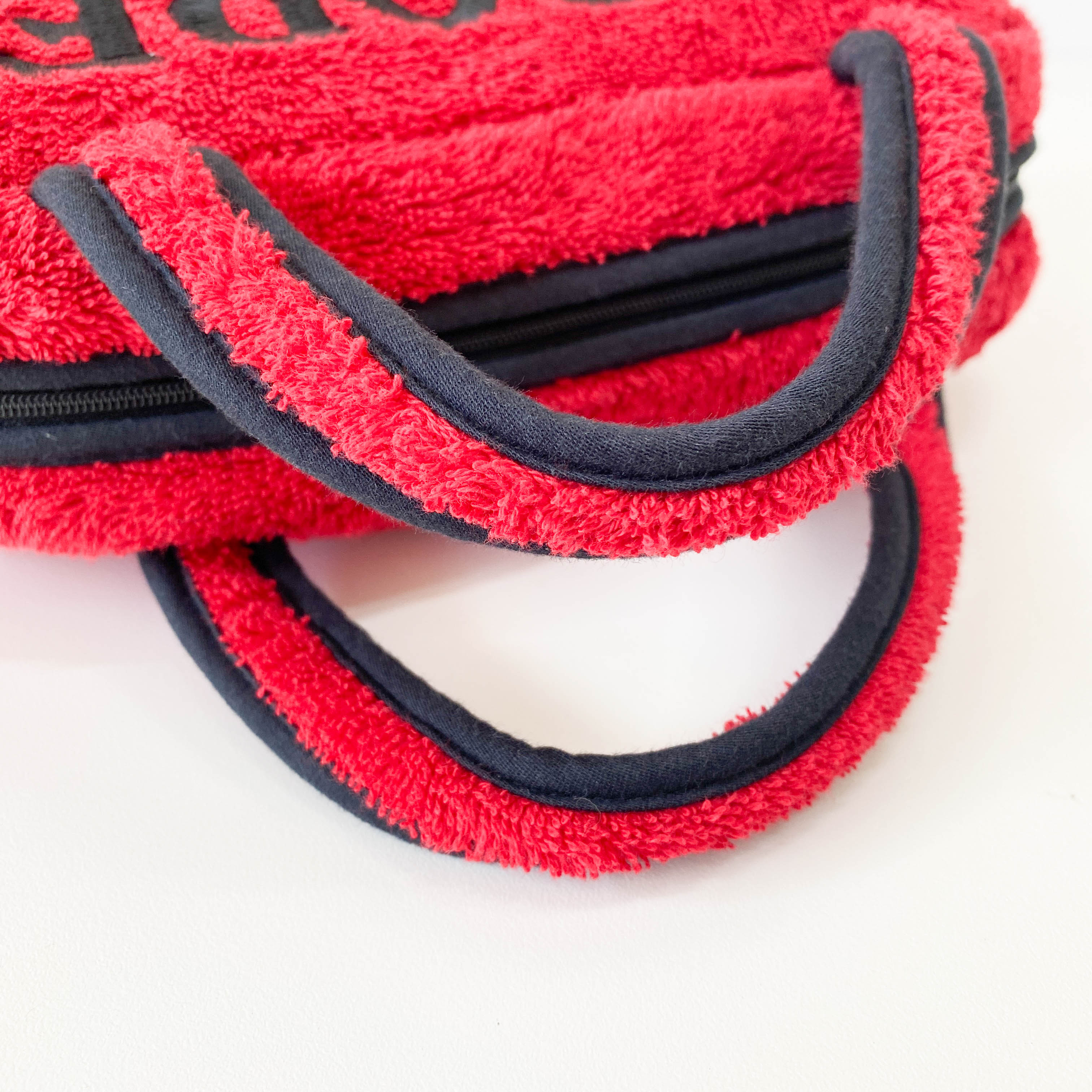 J'Adore Dior Red Towel Handbag