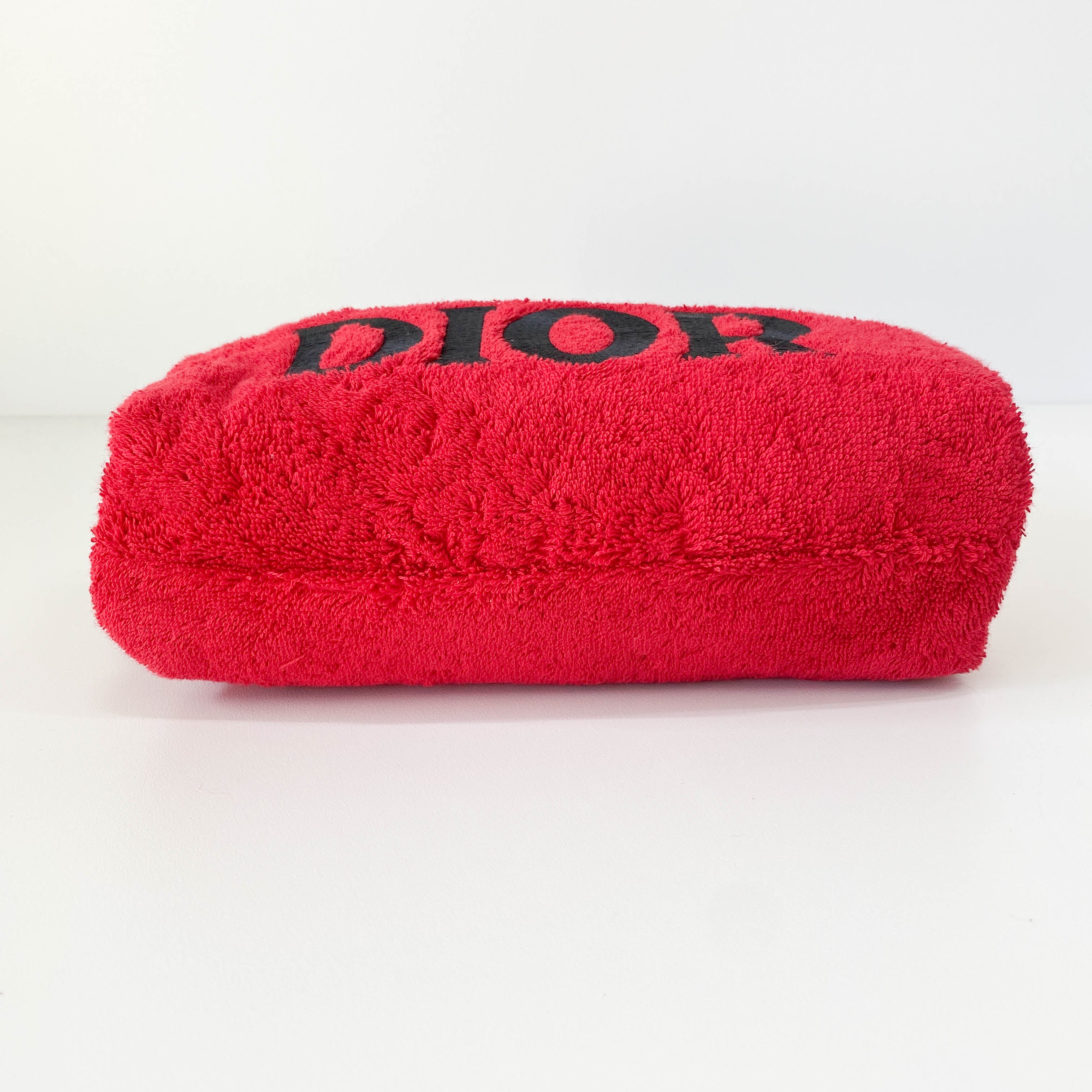 J'Adore Dior Red Towel Handbag