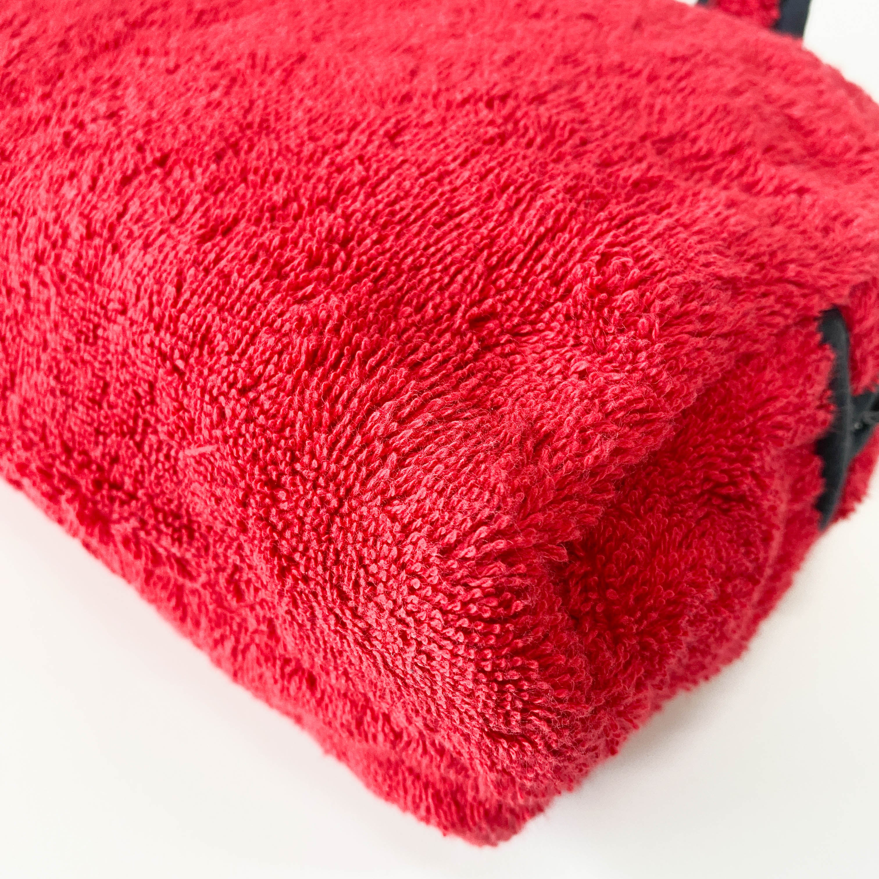 J'Adore Dior Red Towel Handbag