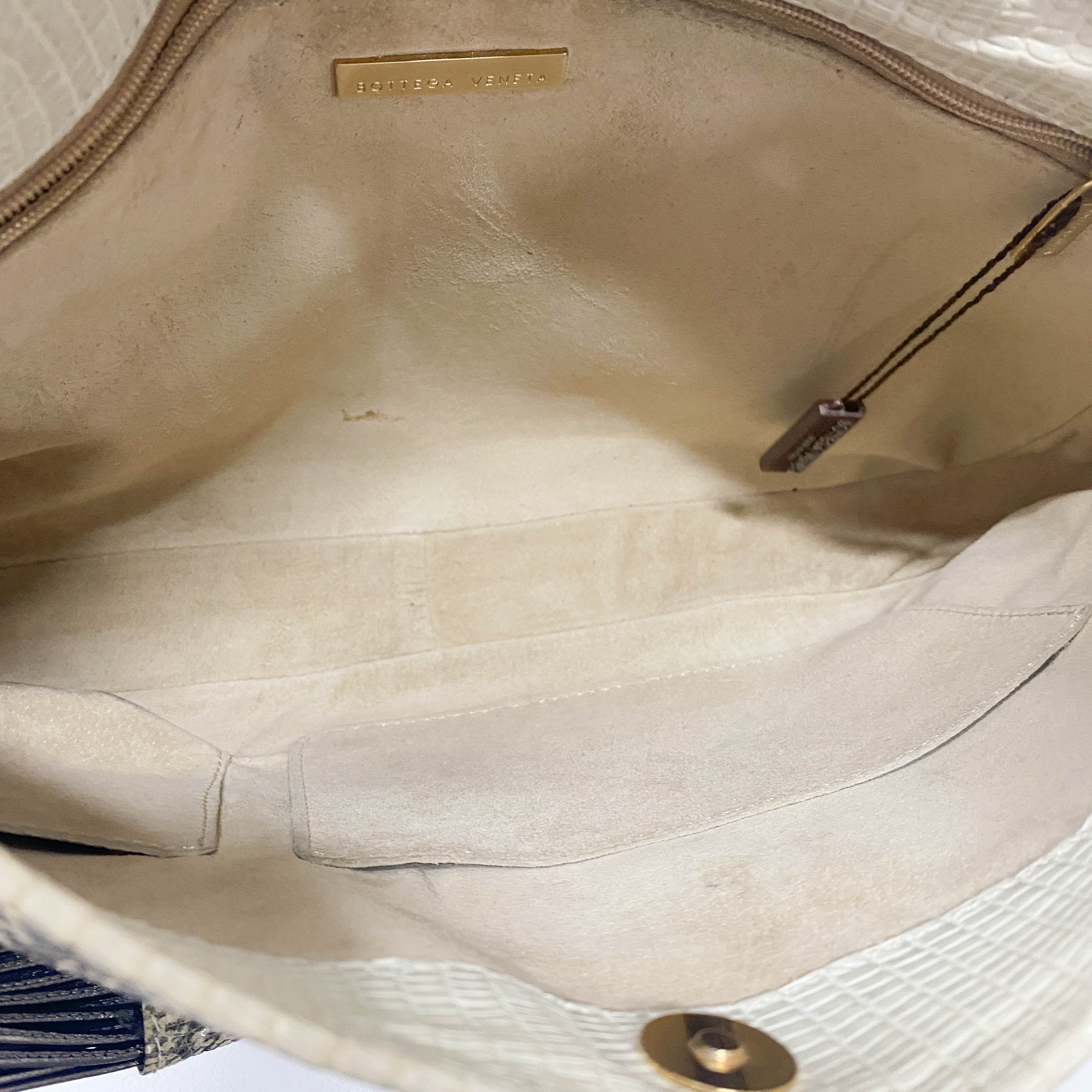 Green Python Embossed Leather Shoulder Bag