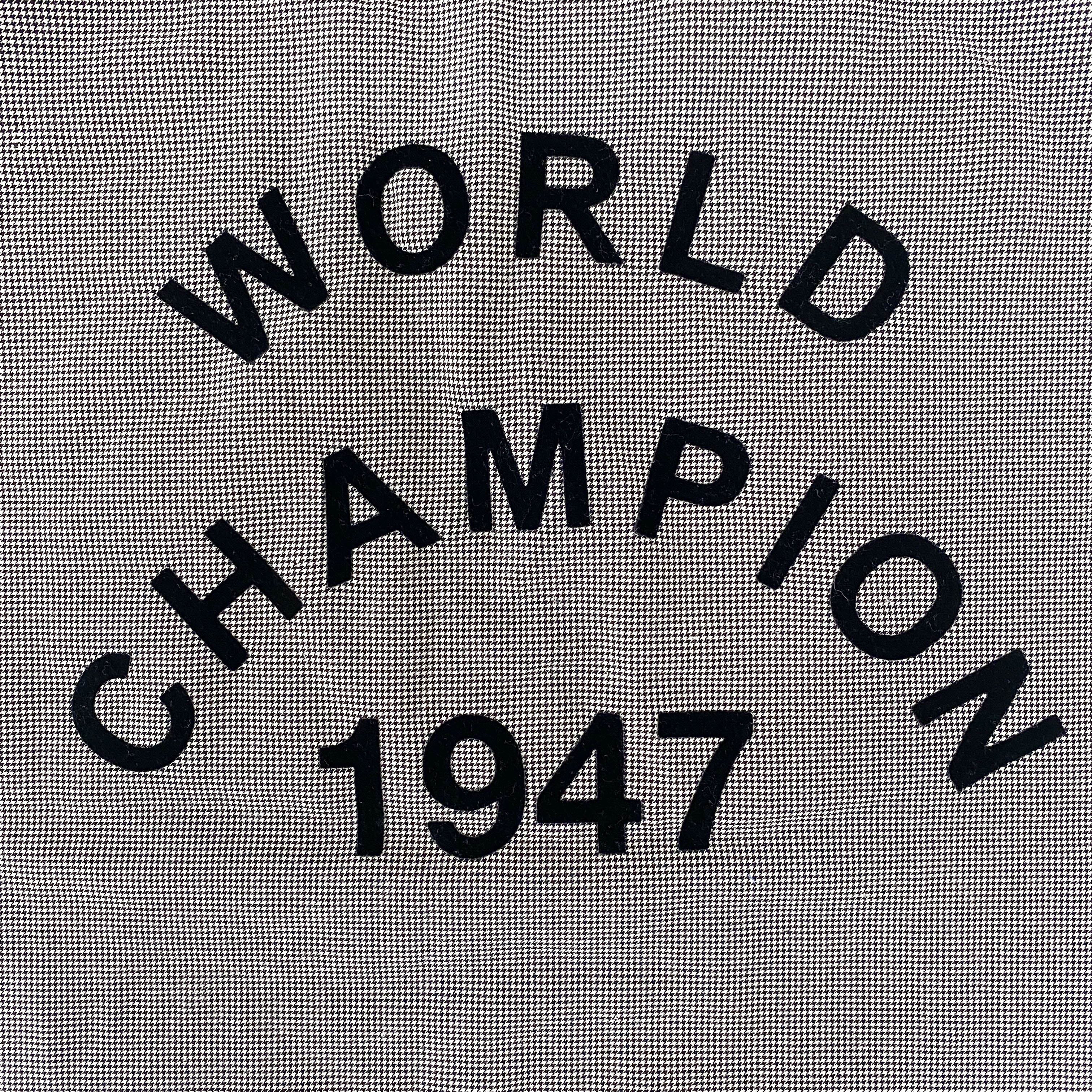 J'adore Logo Houndstooth Pattern Tank Top