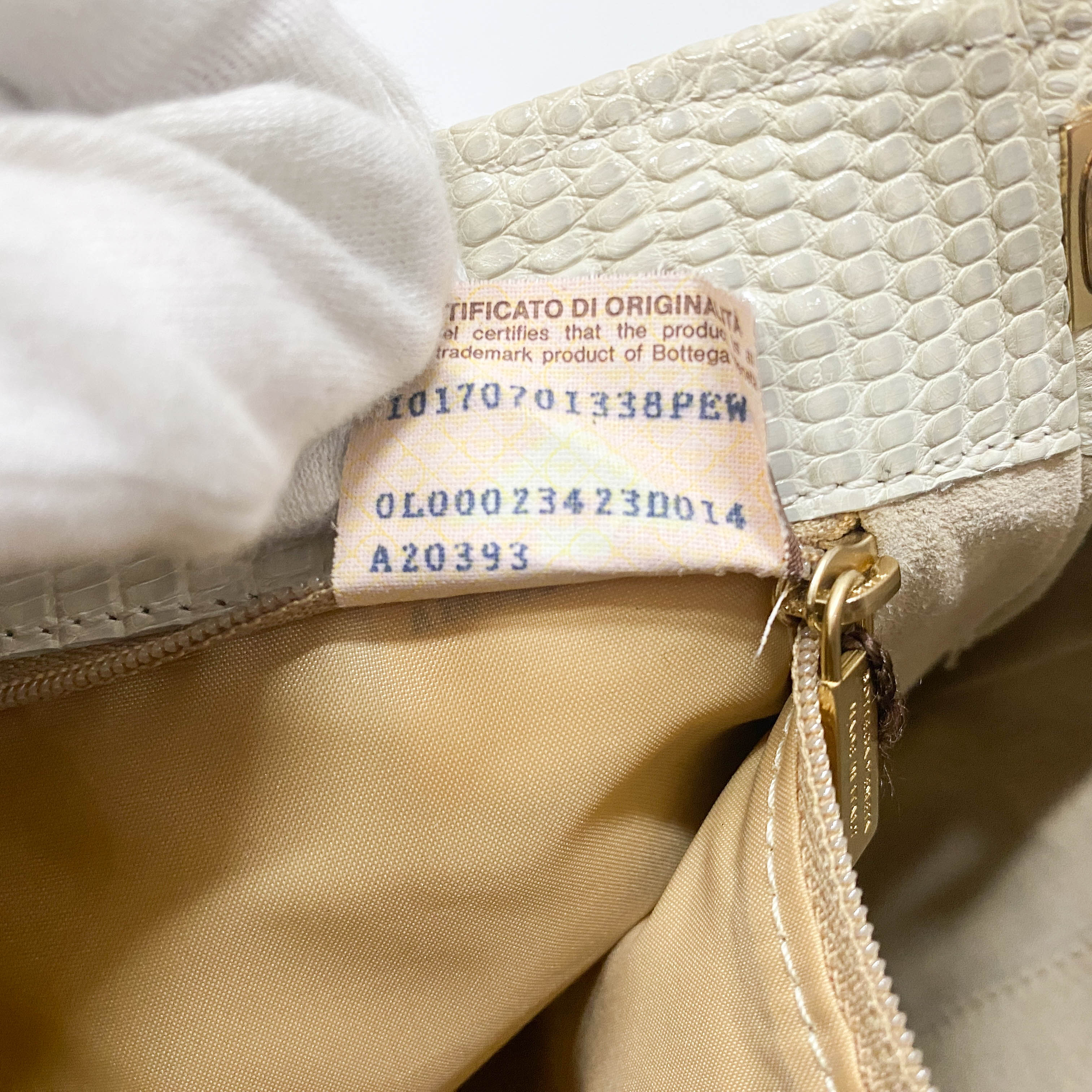 Green Python Embossed Leather Shoulder Bag