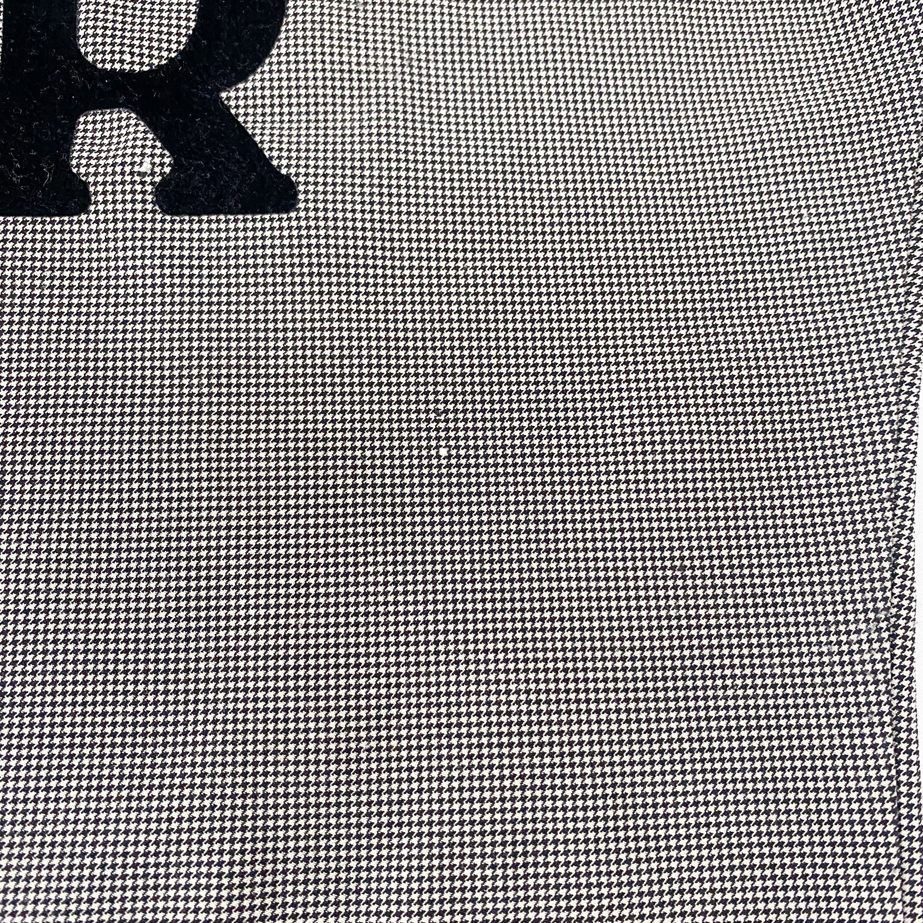 J'adore Logo Houndstooth Pattern Tank Top