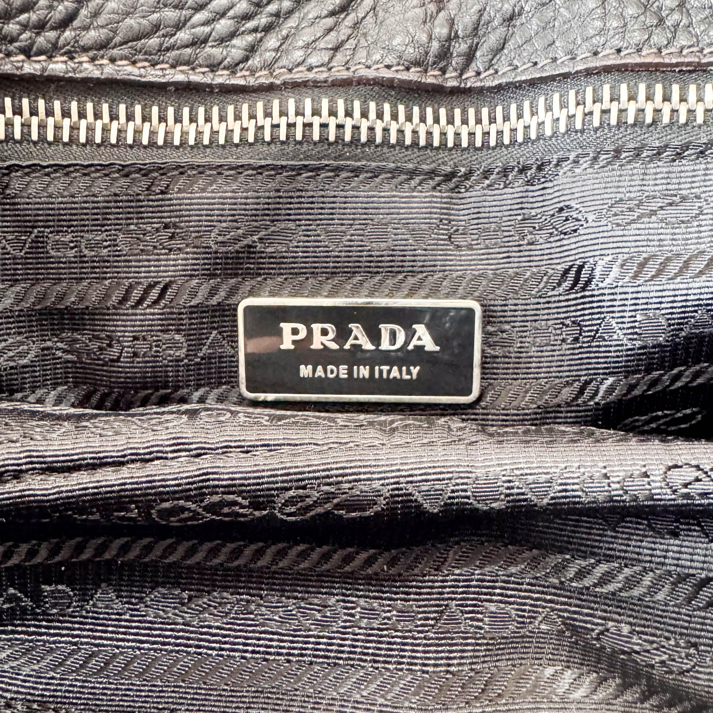 Black Leather Shoulder Bag