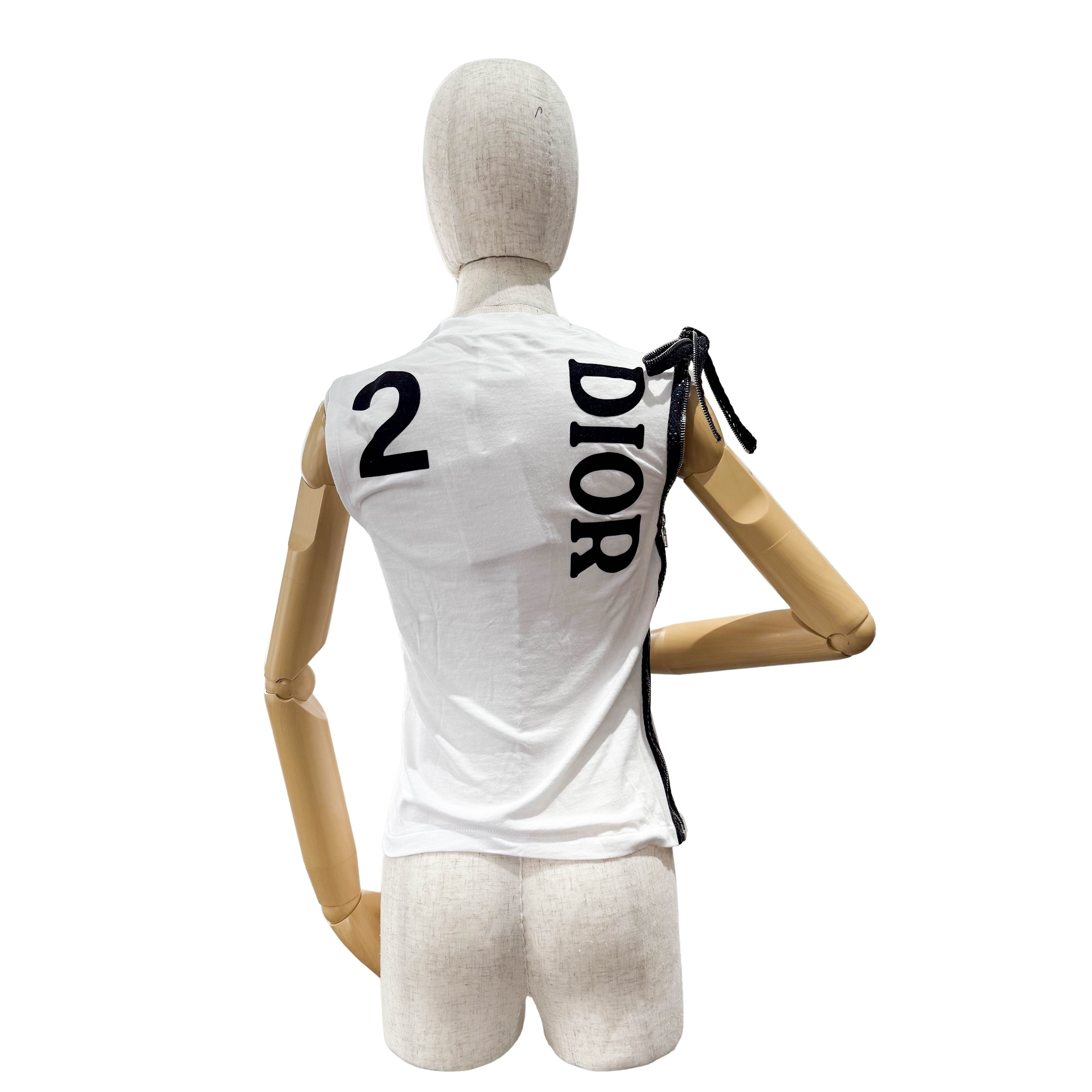 J'Adore Dior Tank Top with Zipper