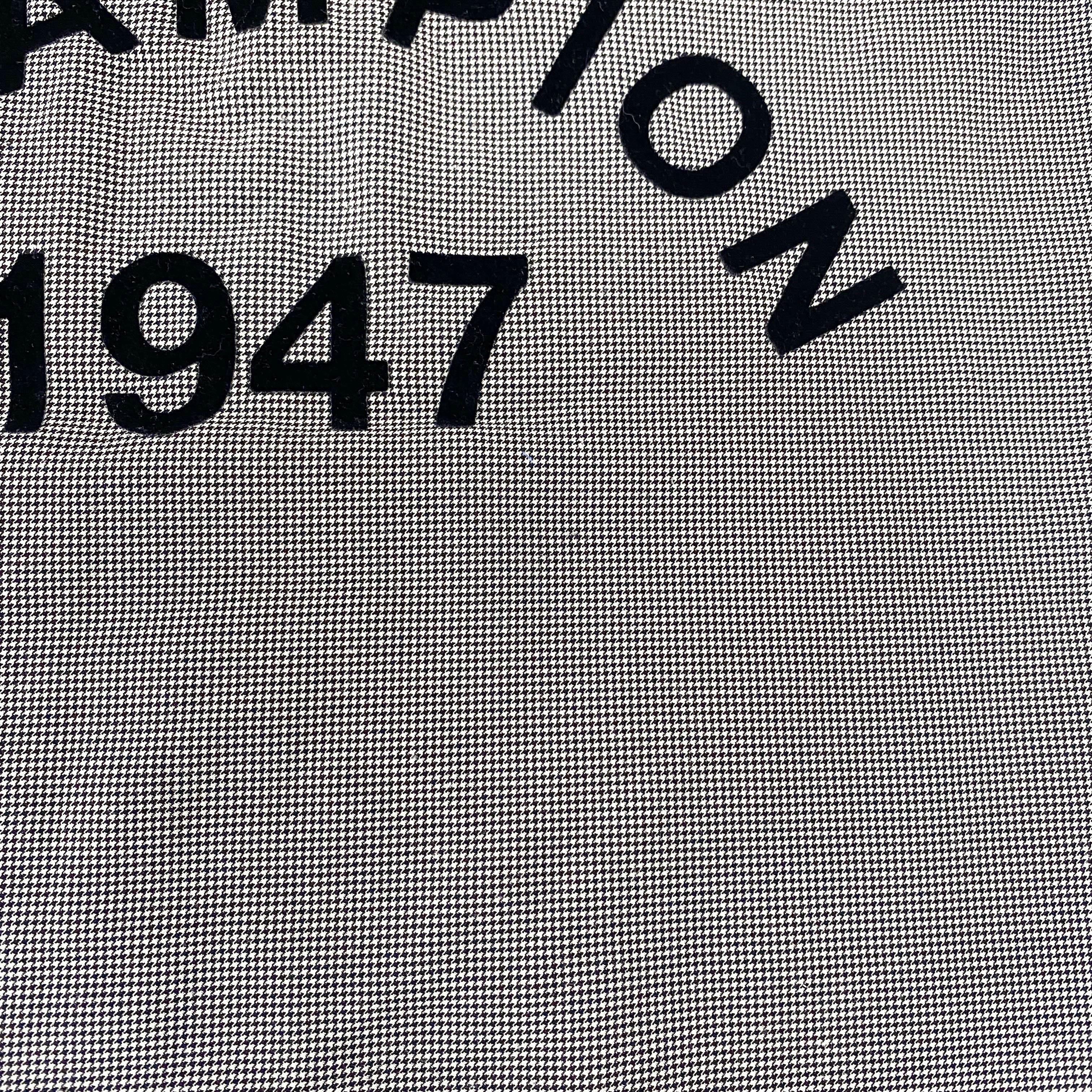 J'adore Logo Houndstooth Pattern Tank Top