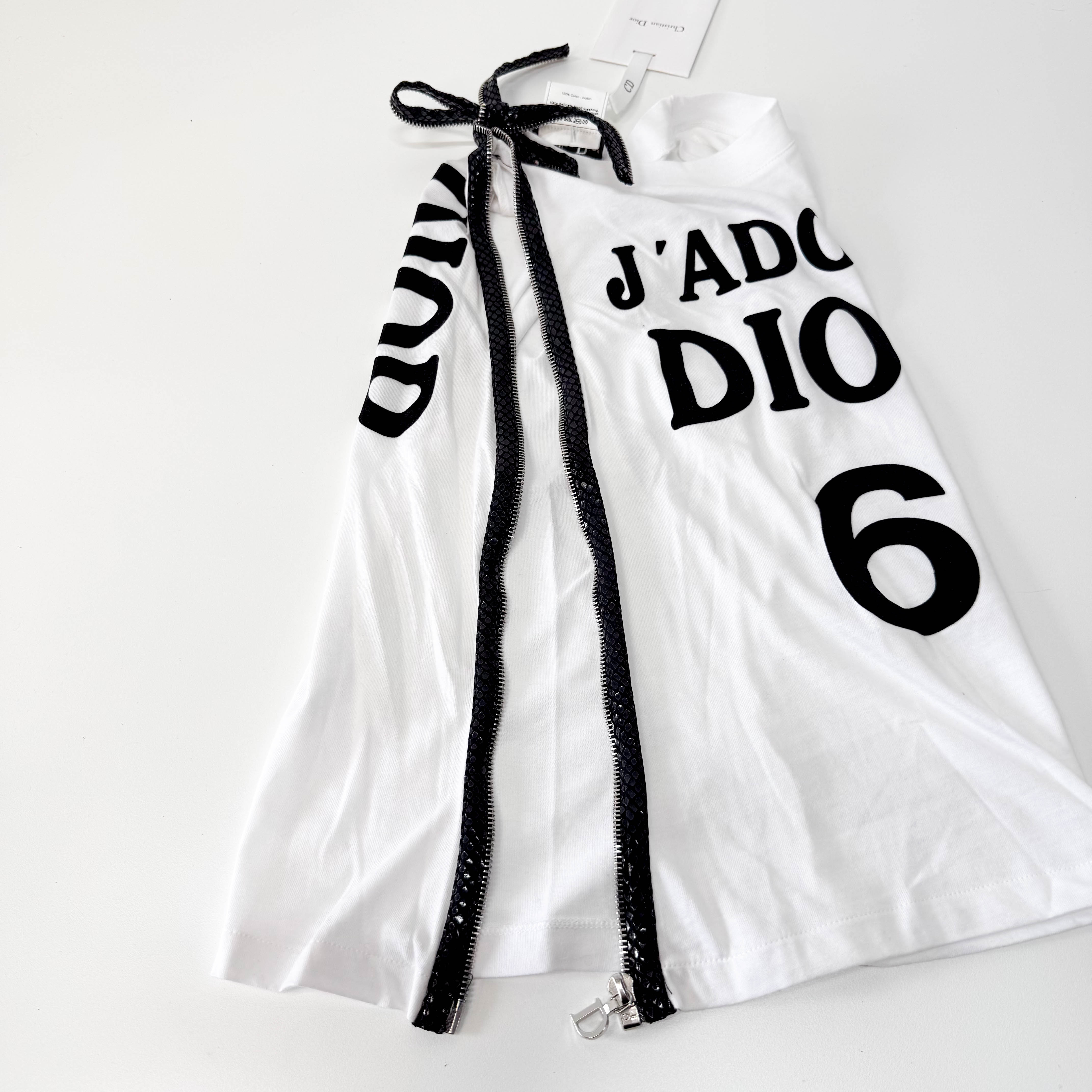 J'Adore Dior Tank Top with Zipper