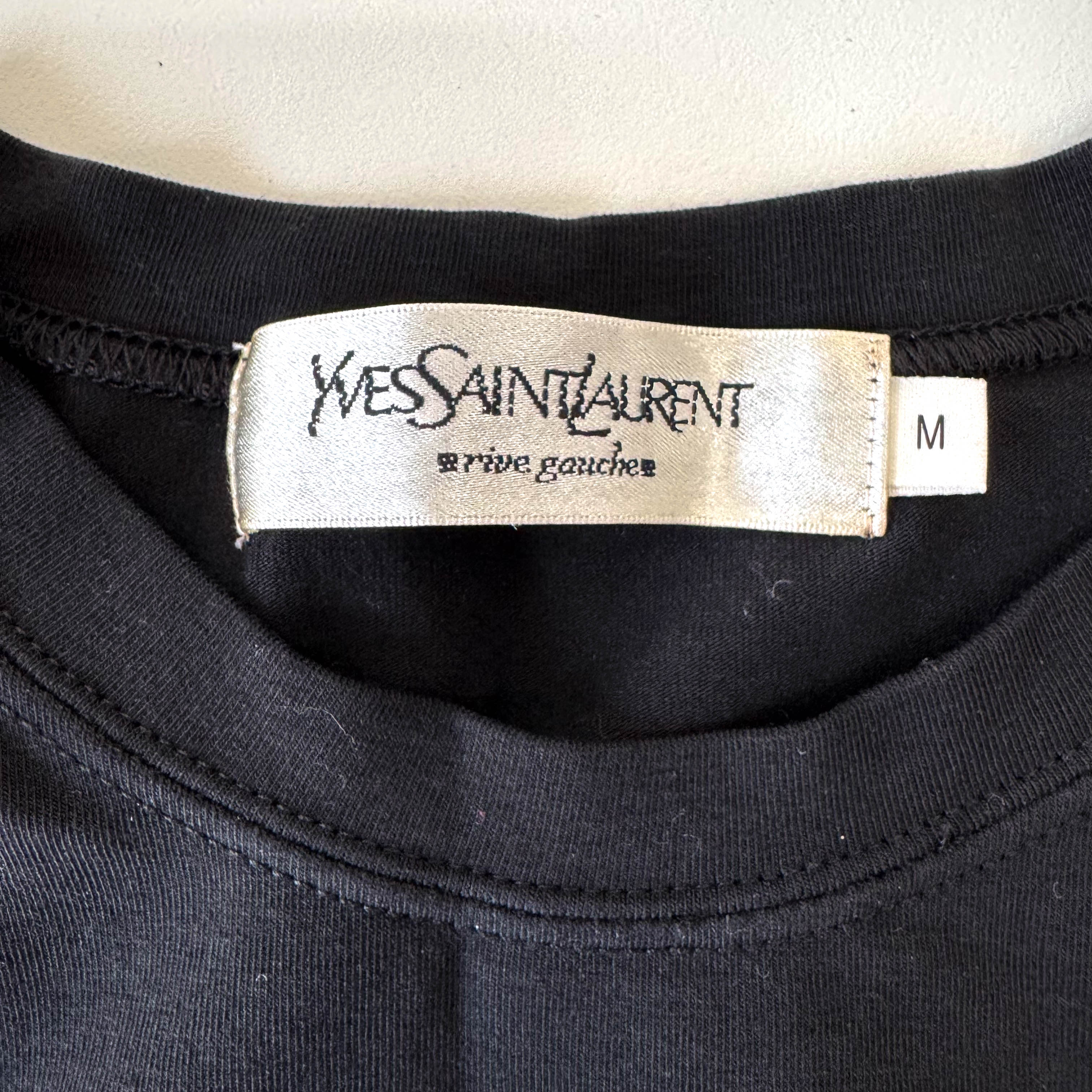 YSL Black T-Shirt Size M
